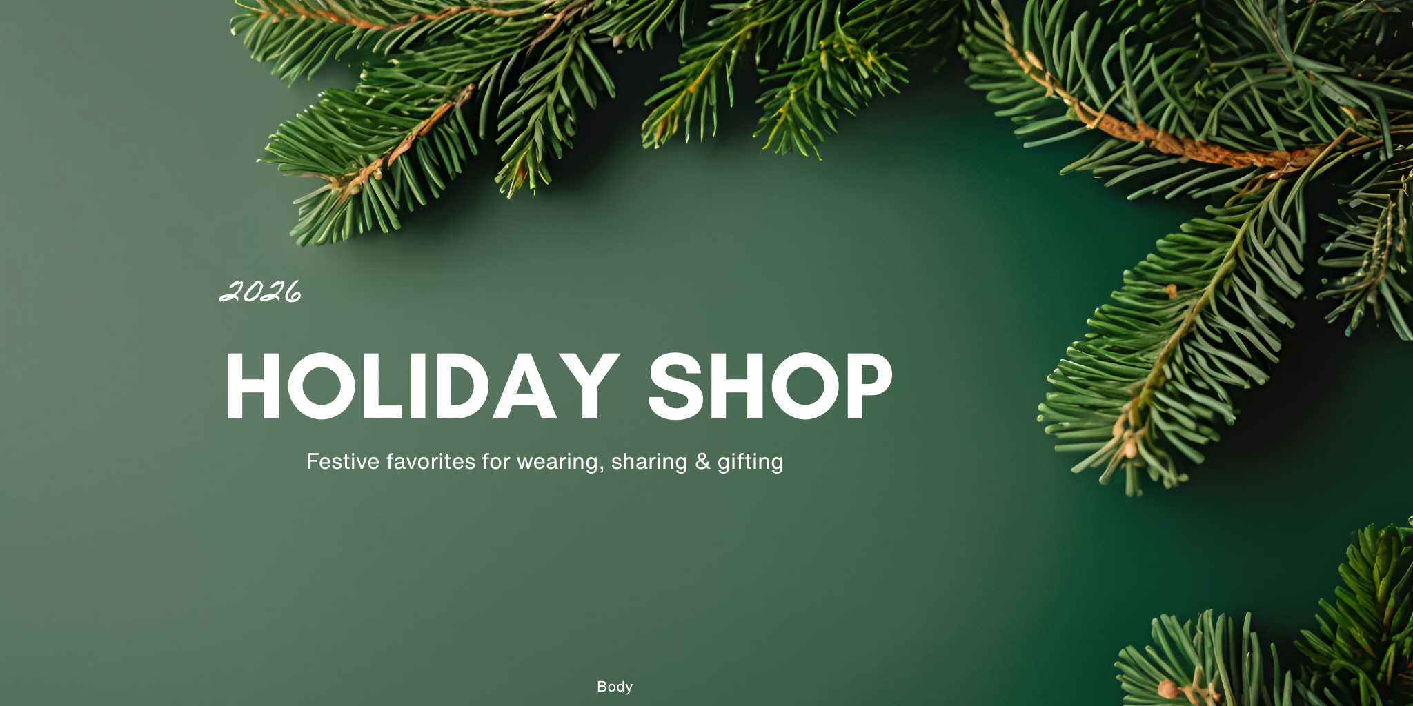 Holiday Shop