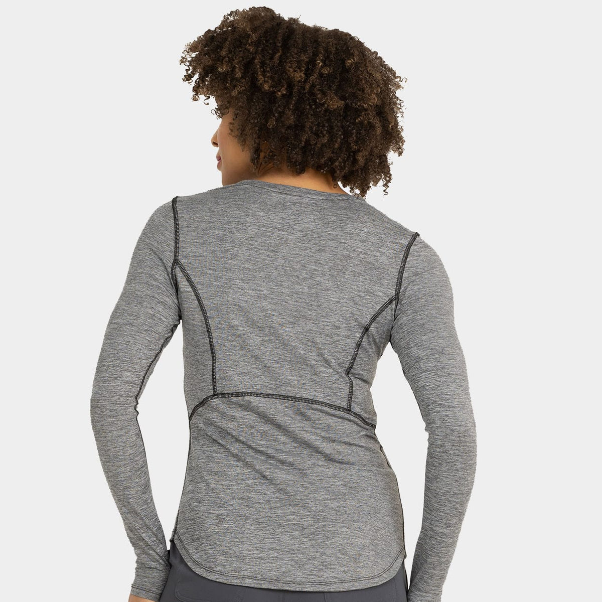 Lily Brushed Knit Tee Shirt w/Thumb Hole | 1122