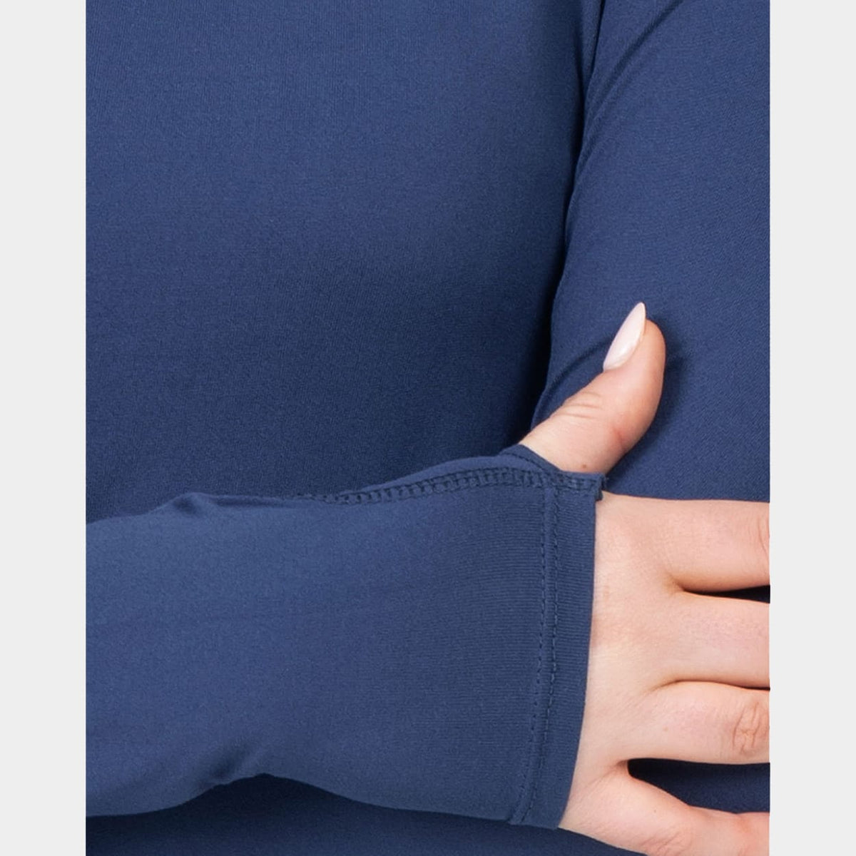 Lily Brushed Knit Tee Shirt w/Thumb Hole | 1122