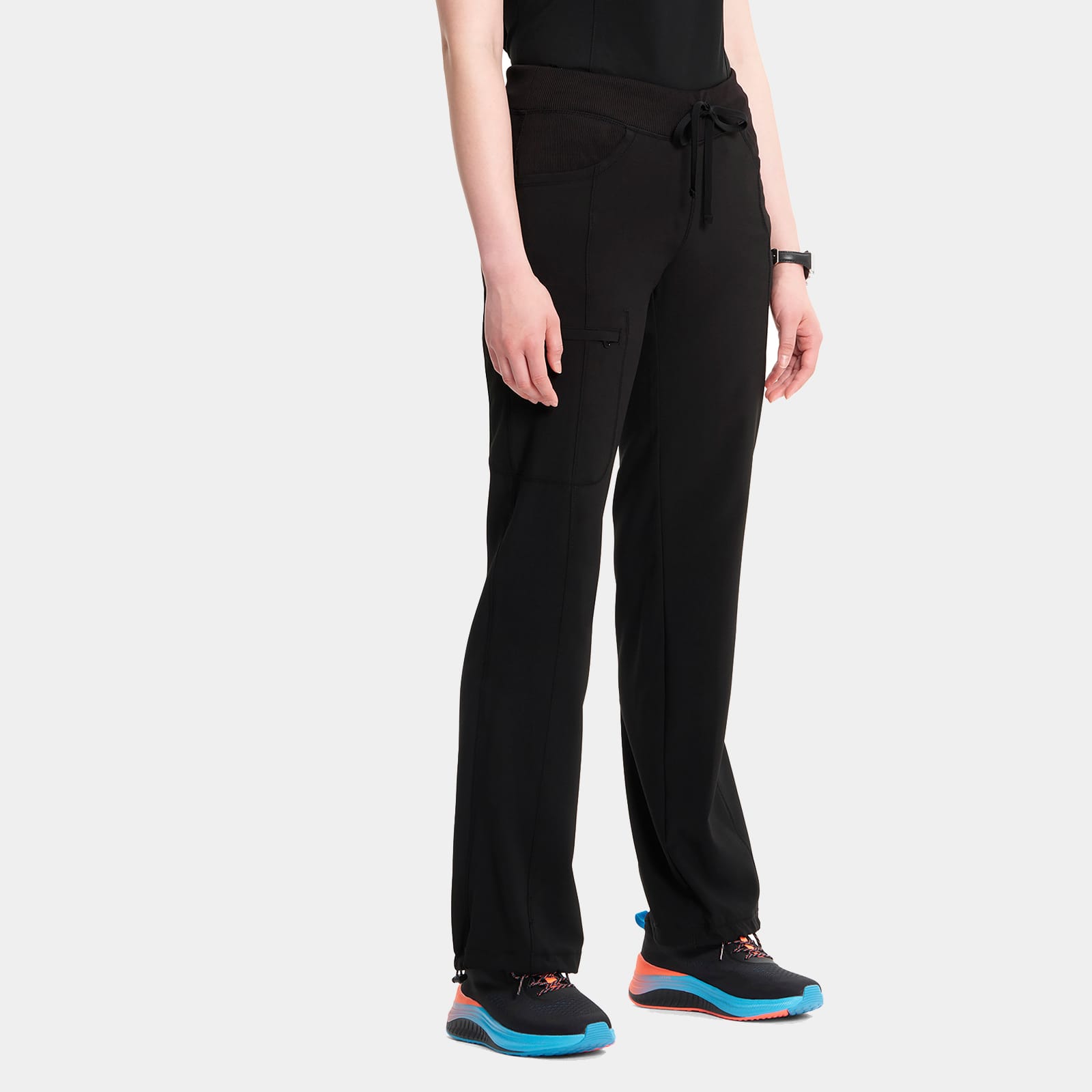 Straight Leg Drawstring Pant Petite Length |1123AP