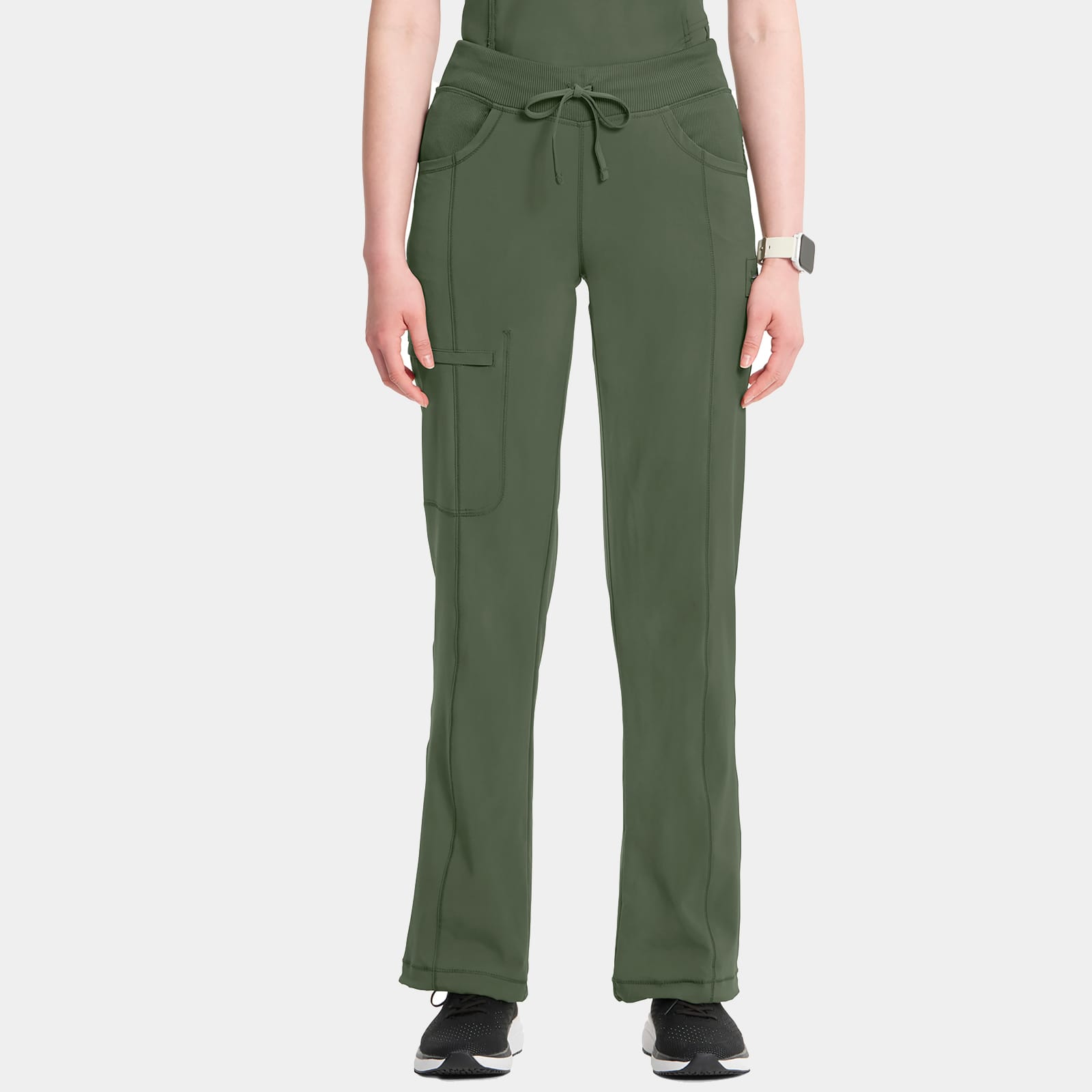 Straight Leg Drawstring Pant Petite Length |1123AP