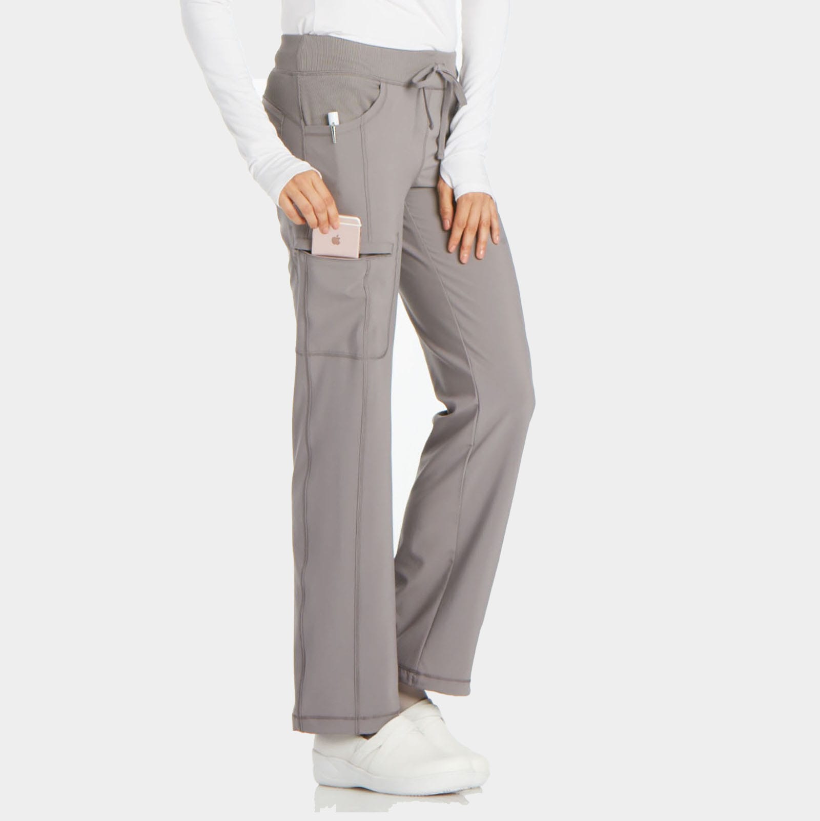 Straight Leg Drawstring Pant Petite Length |1123AP