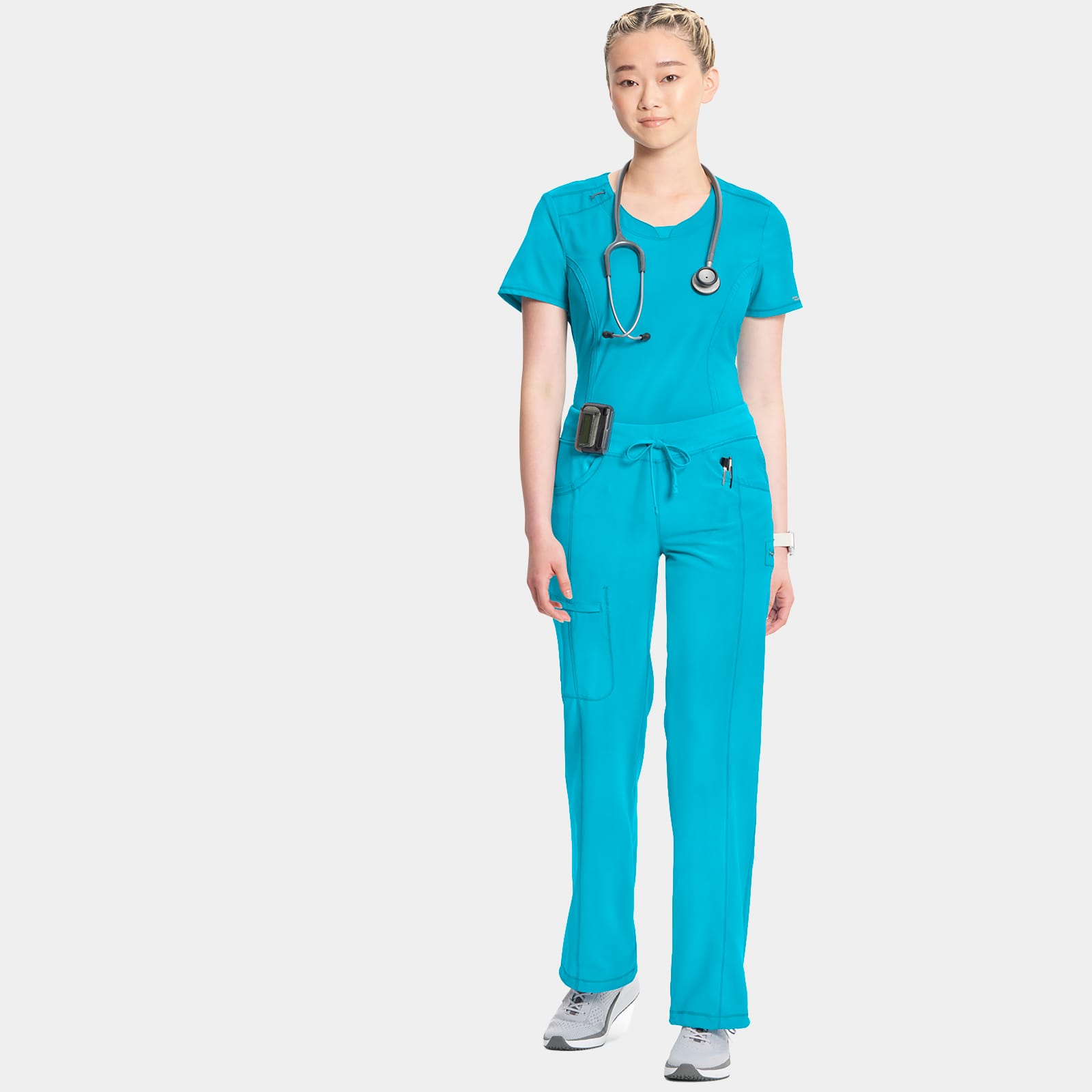 Straight Leg Drawstring Pant Petite Length |1123AP