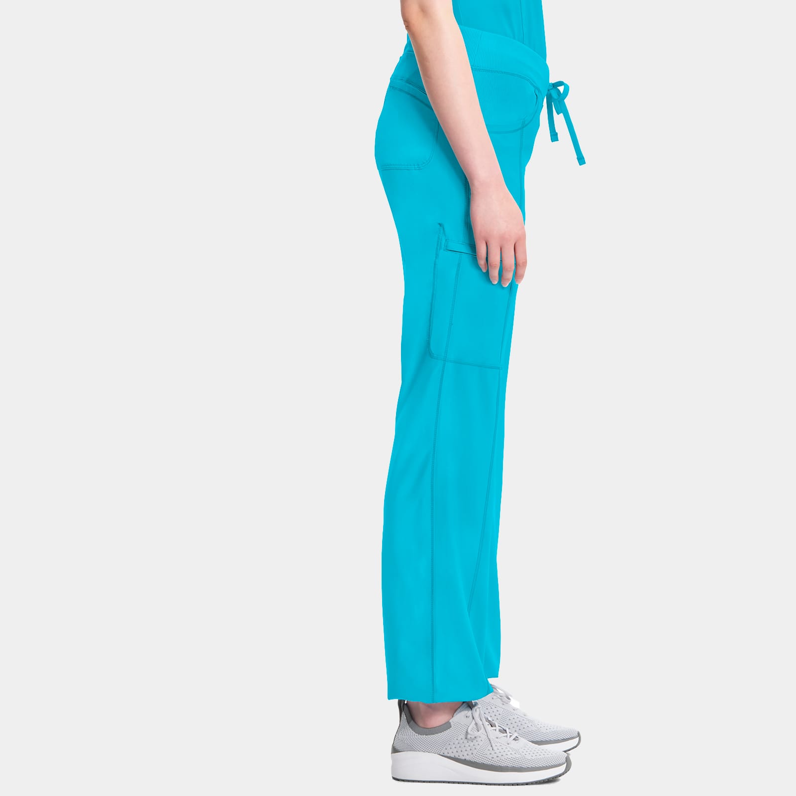 Straight Leg Drawstring Pant Petite Length |1123AP