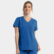 Women's Two Pocket V-Neck Top | 181001