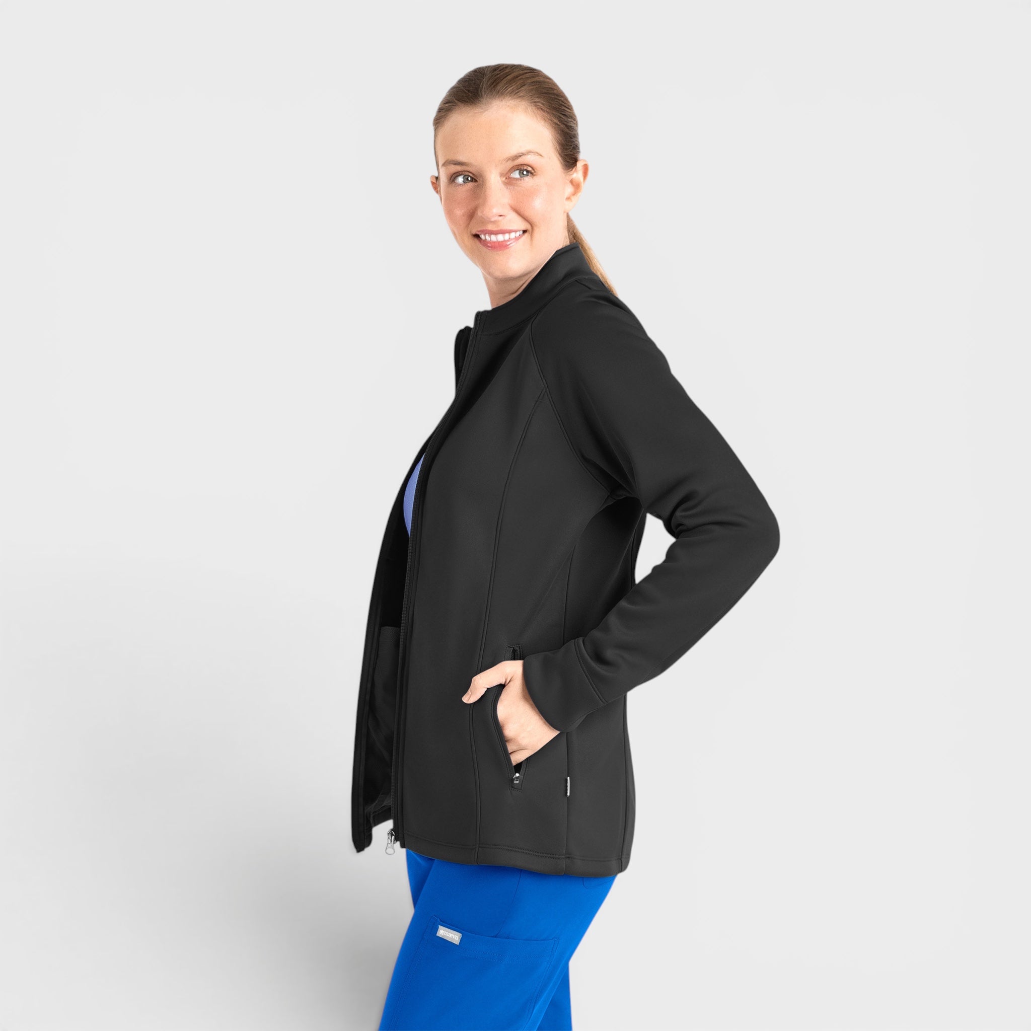 Zip Front Fleece Jacket | 3218