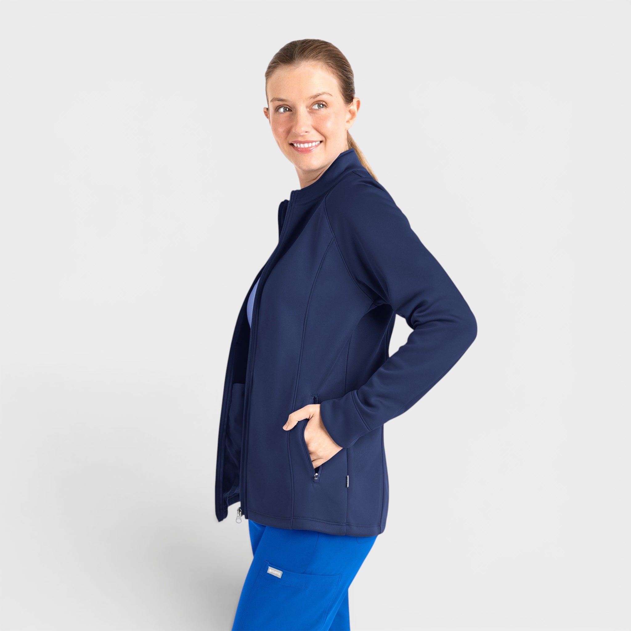 Zip Front Fleece Jacket | 3218