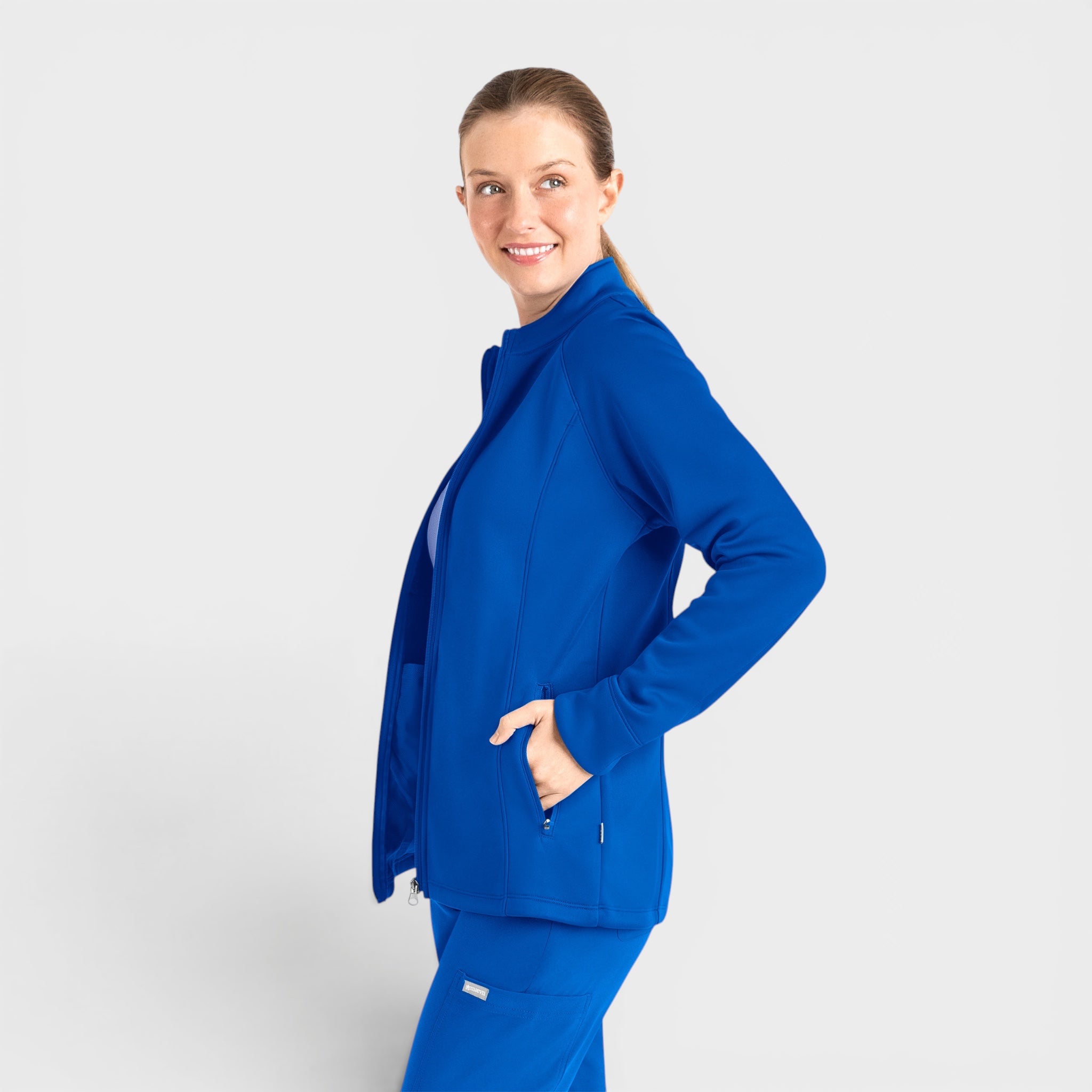 Zip Front Fleece Jacket | 3218