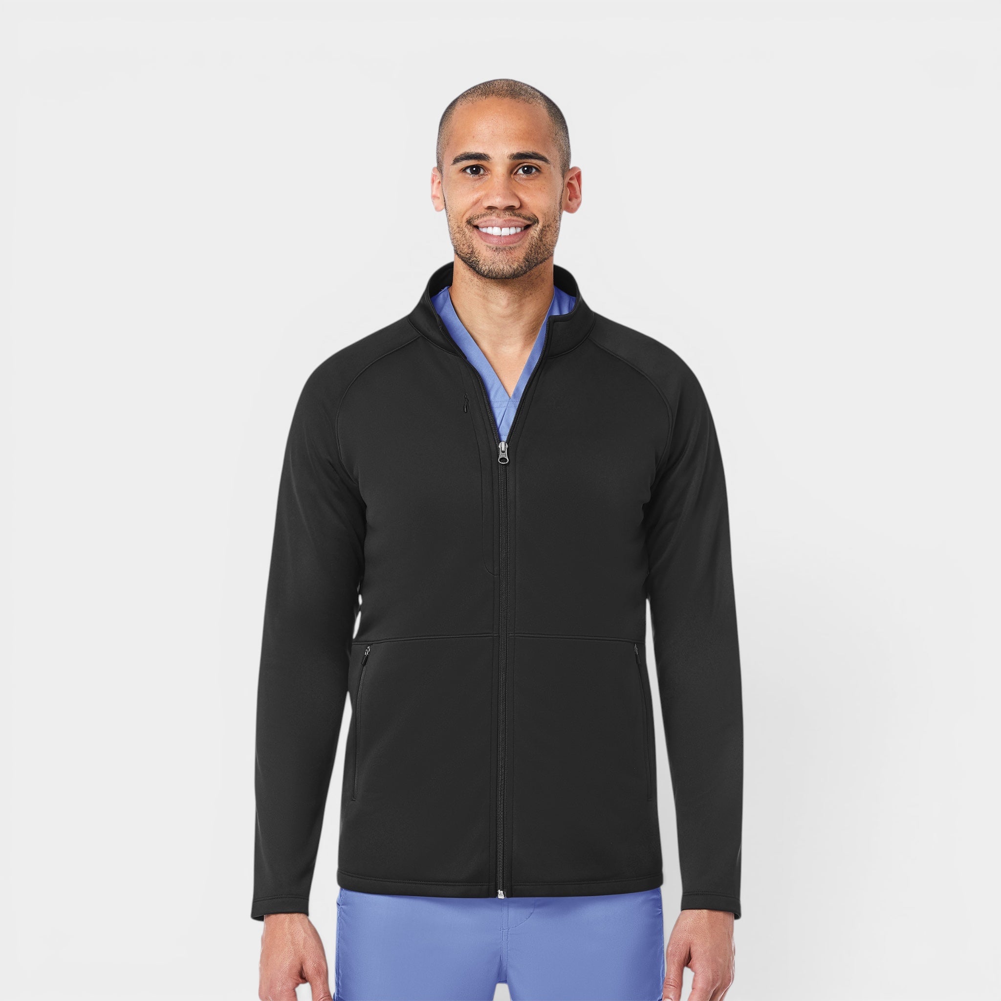 Men's Zip Front Fleece Jacket | 3814