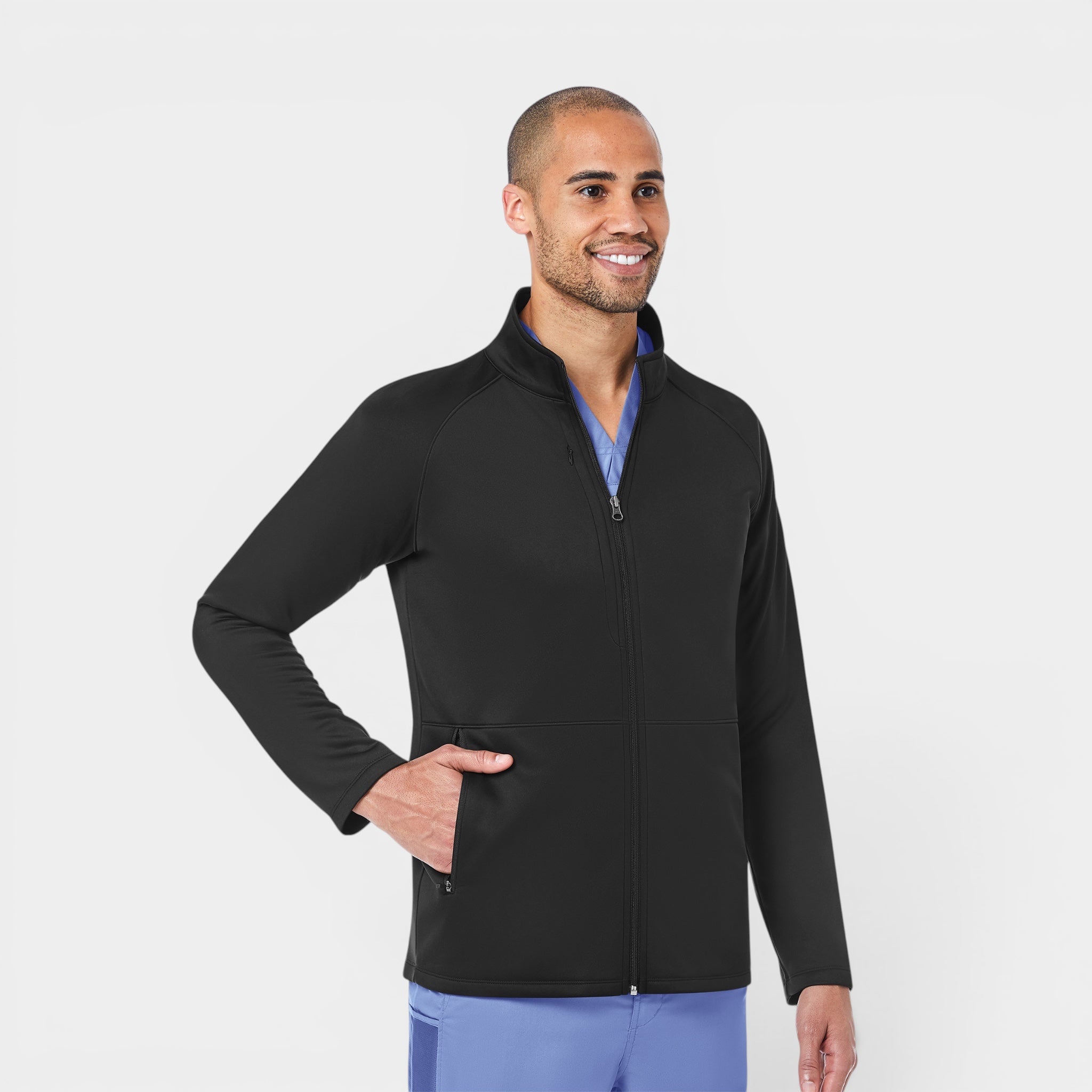Men's Zip Front Fleece Jacket | 3814