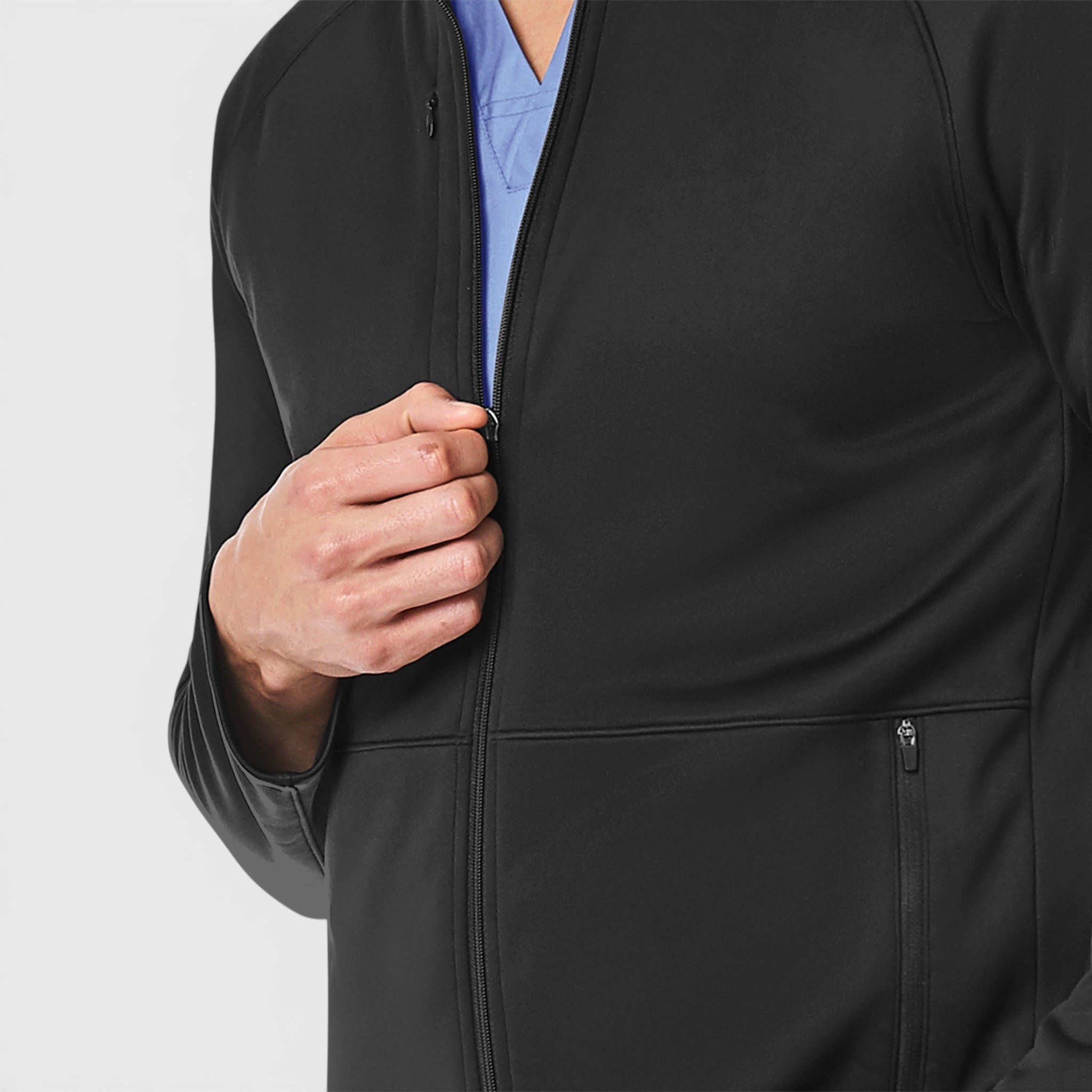 Men's Zip Front Fleece Jacket | 3814