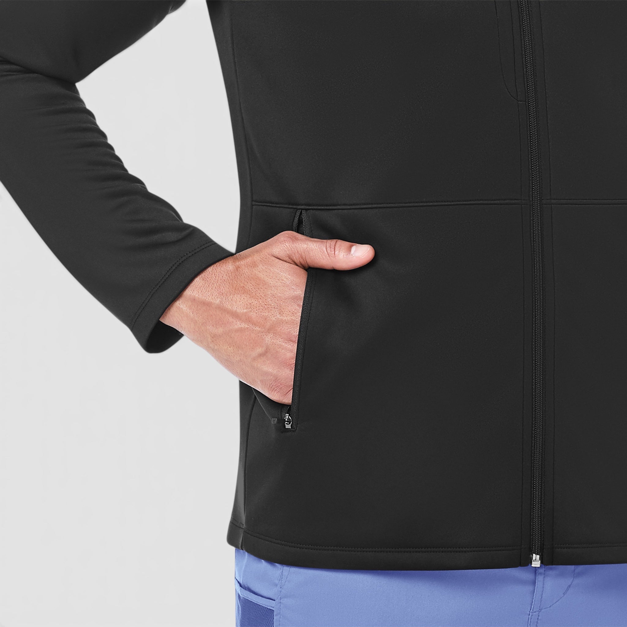Men's Zip Front Fleece Jacket | 3814