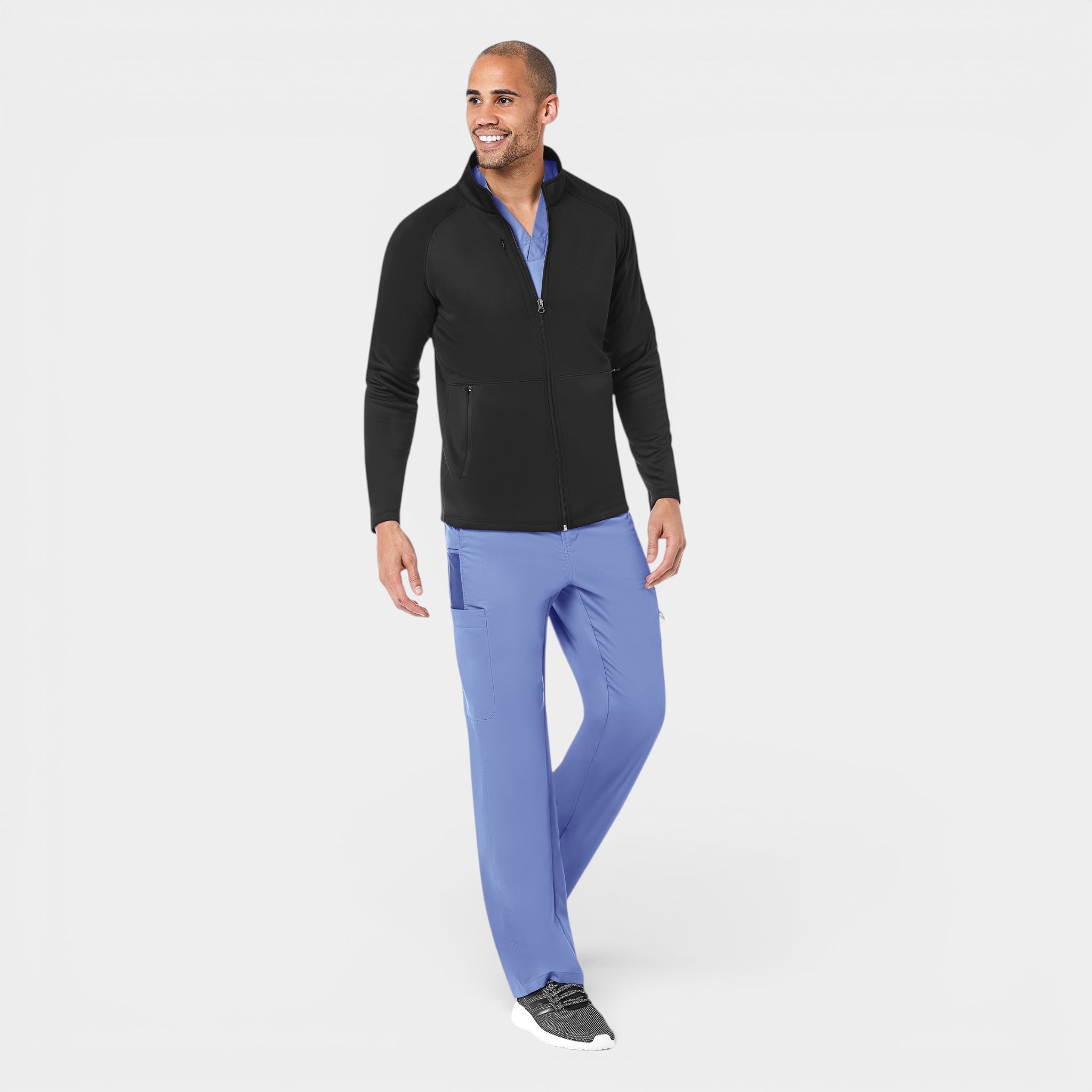 Men's Zip Front Fleece Jacket | 3814