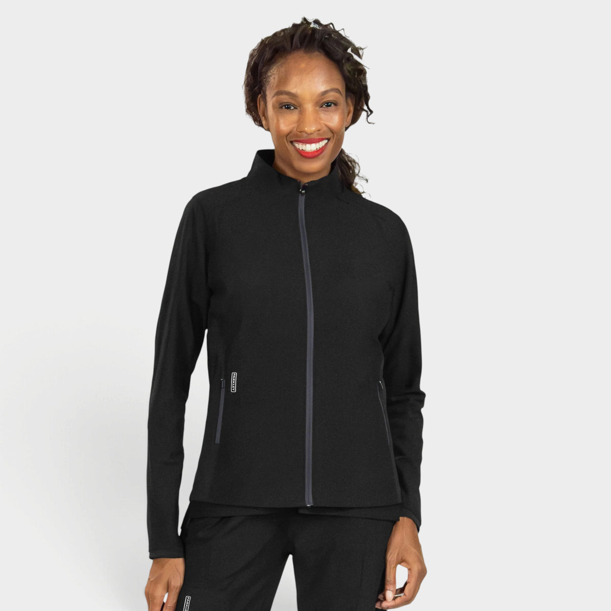 Parkley Kinetic Women's Perfect Full-Zip Scrub Jacket