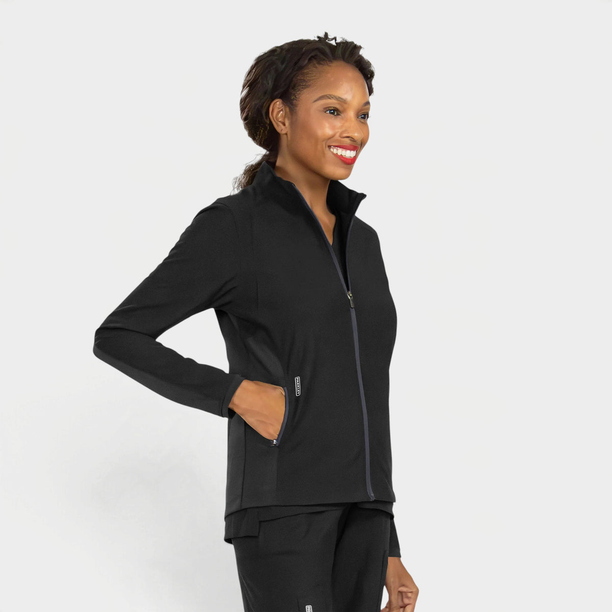 Parkley Kinetic Women's Perfect Full-Zip Scrub Jacket
