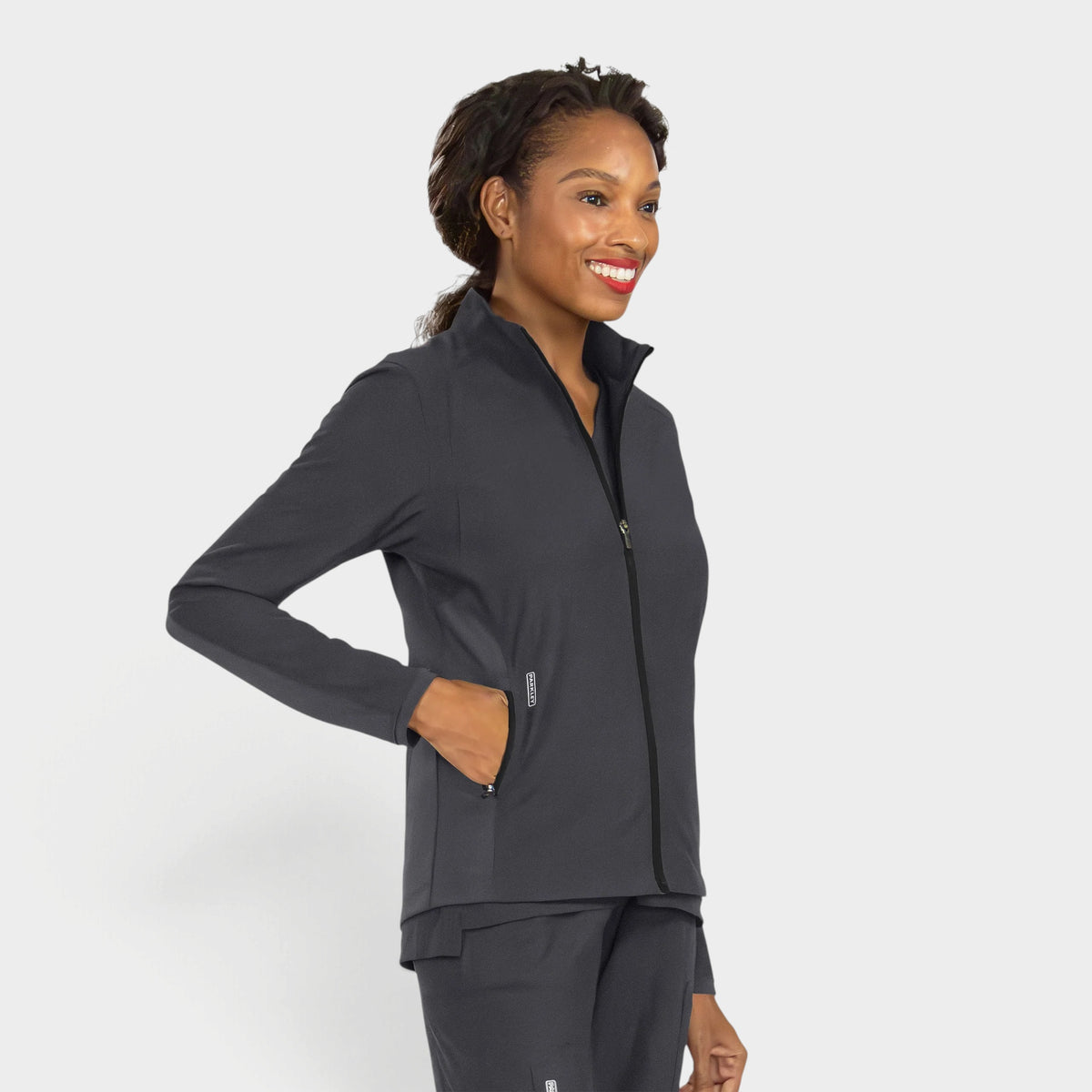 Parkley Kinetic Women's Perfect Full-Zip Scrub Jacket