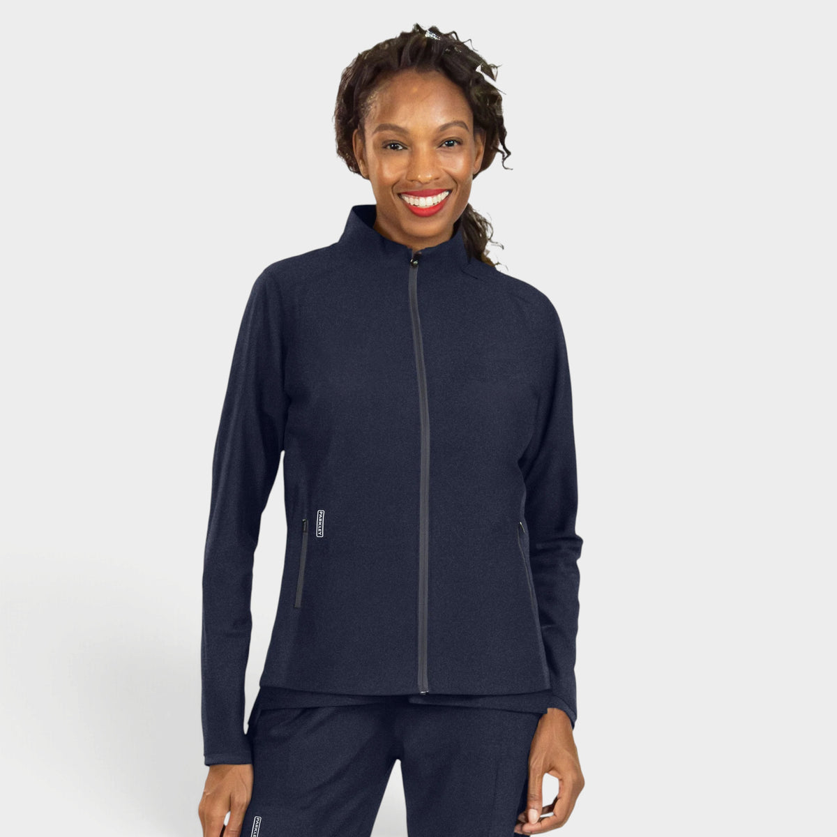 Parkley Kinetic Women's Perfect Full-Zip Scrub Jacket