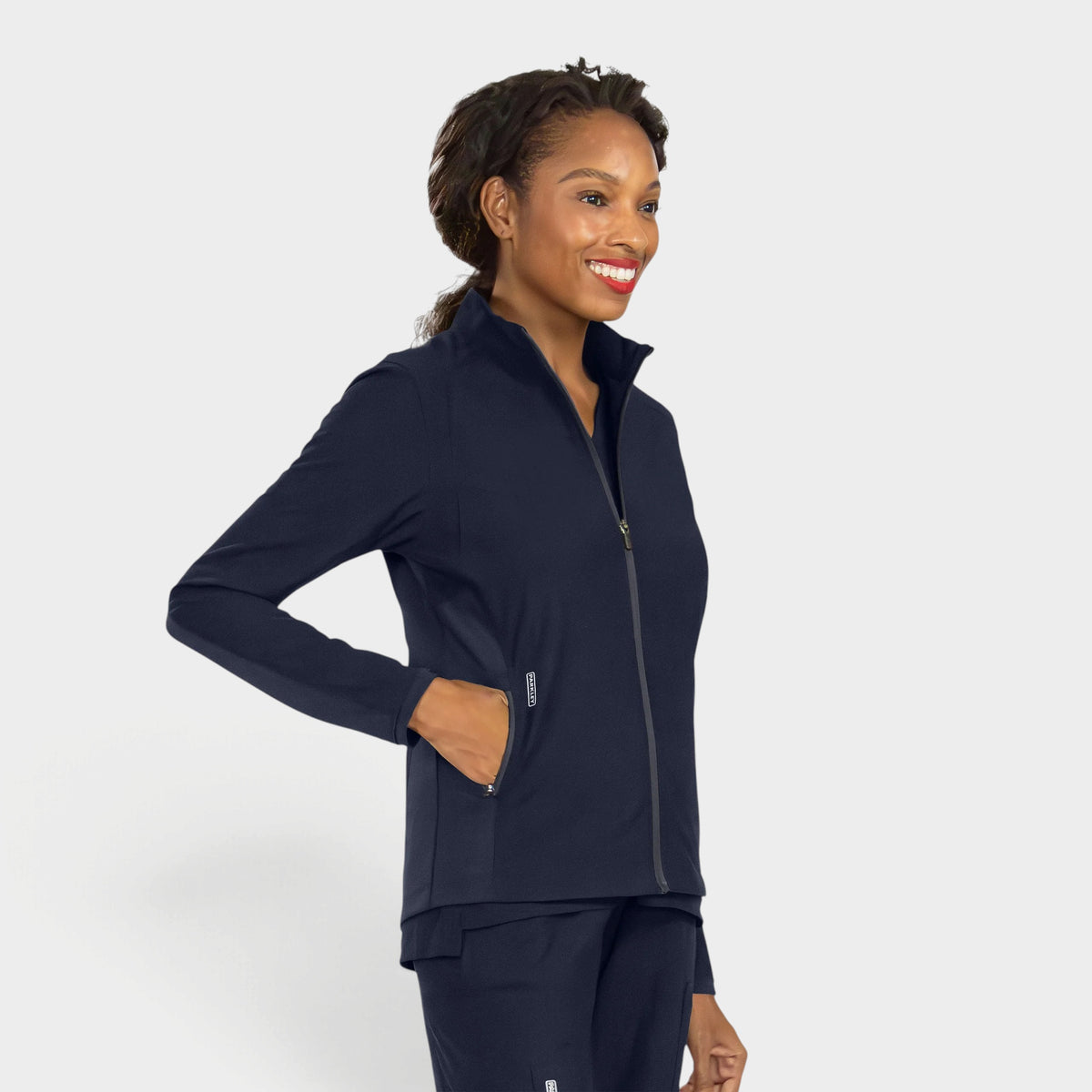 Parkley Kinetic Women's Perfect Full-Zip Scrub Jacket