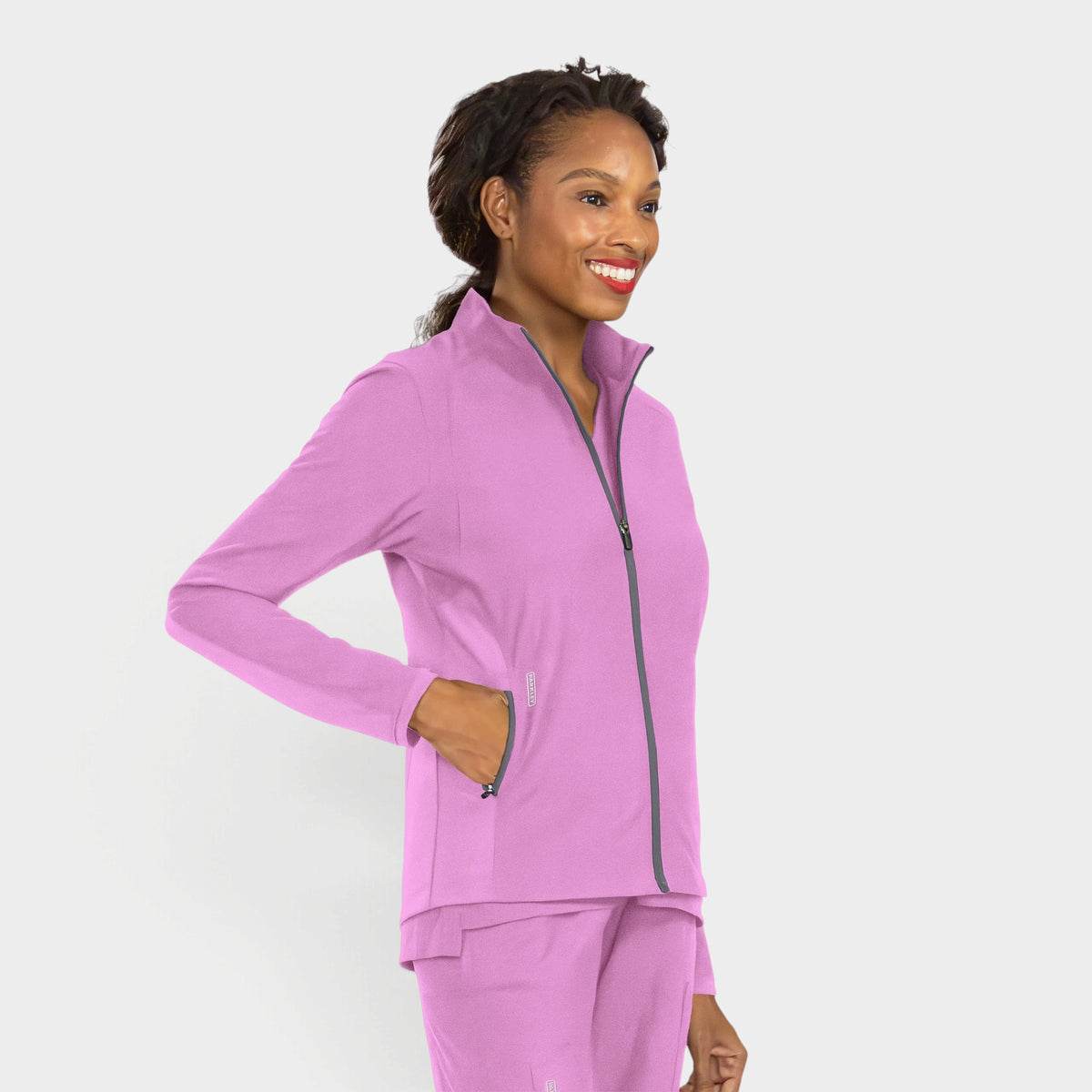 Parkley Kinetic Women's Perfect Full-Zip Scrub Jacket