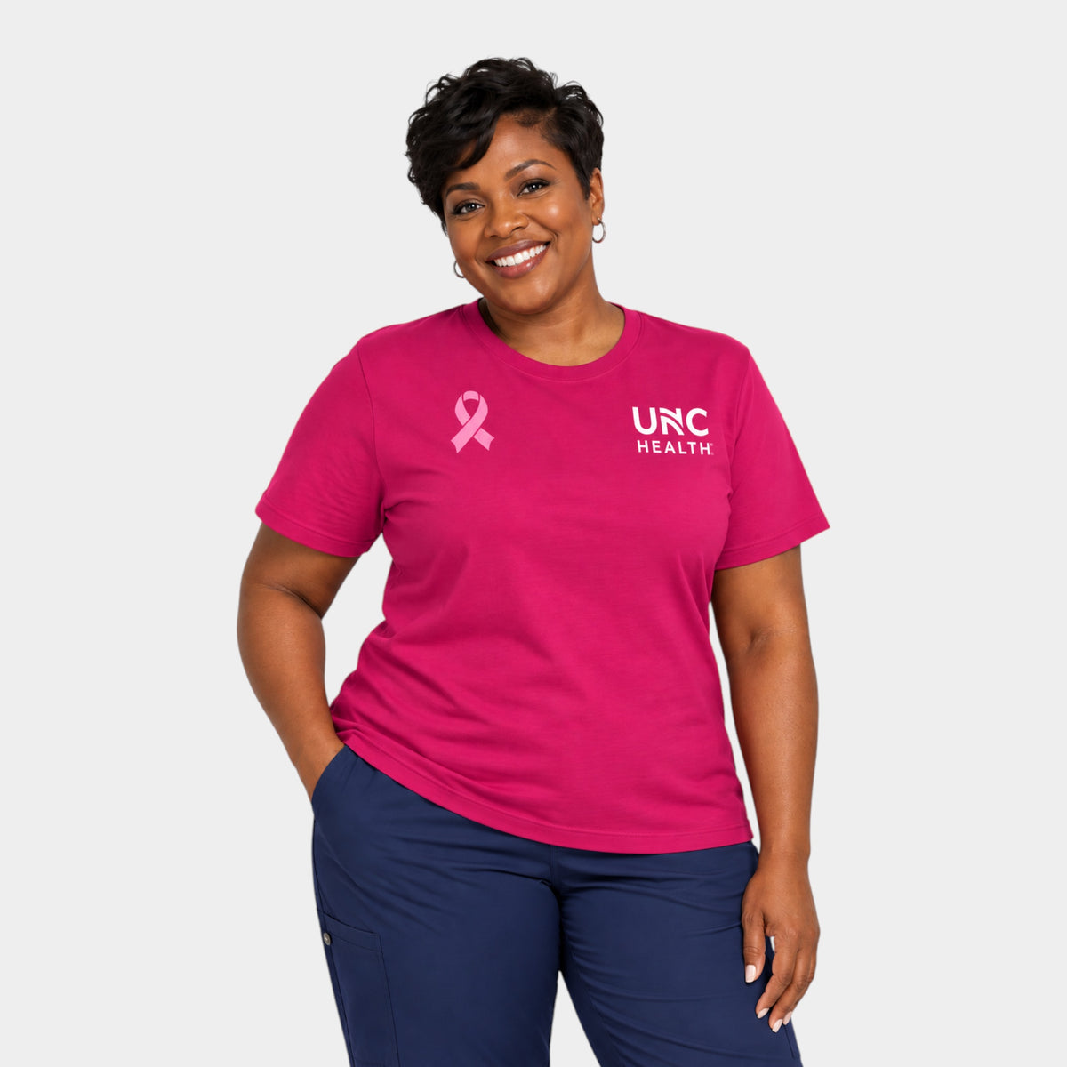 UNC Health – Short Sleeve Unisex Tee – Fuchsia
