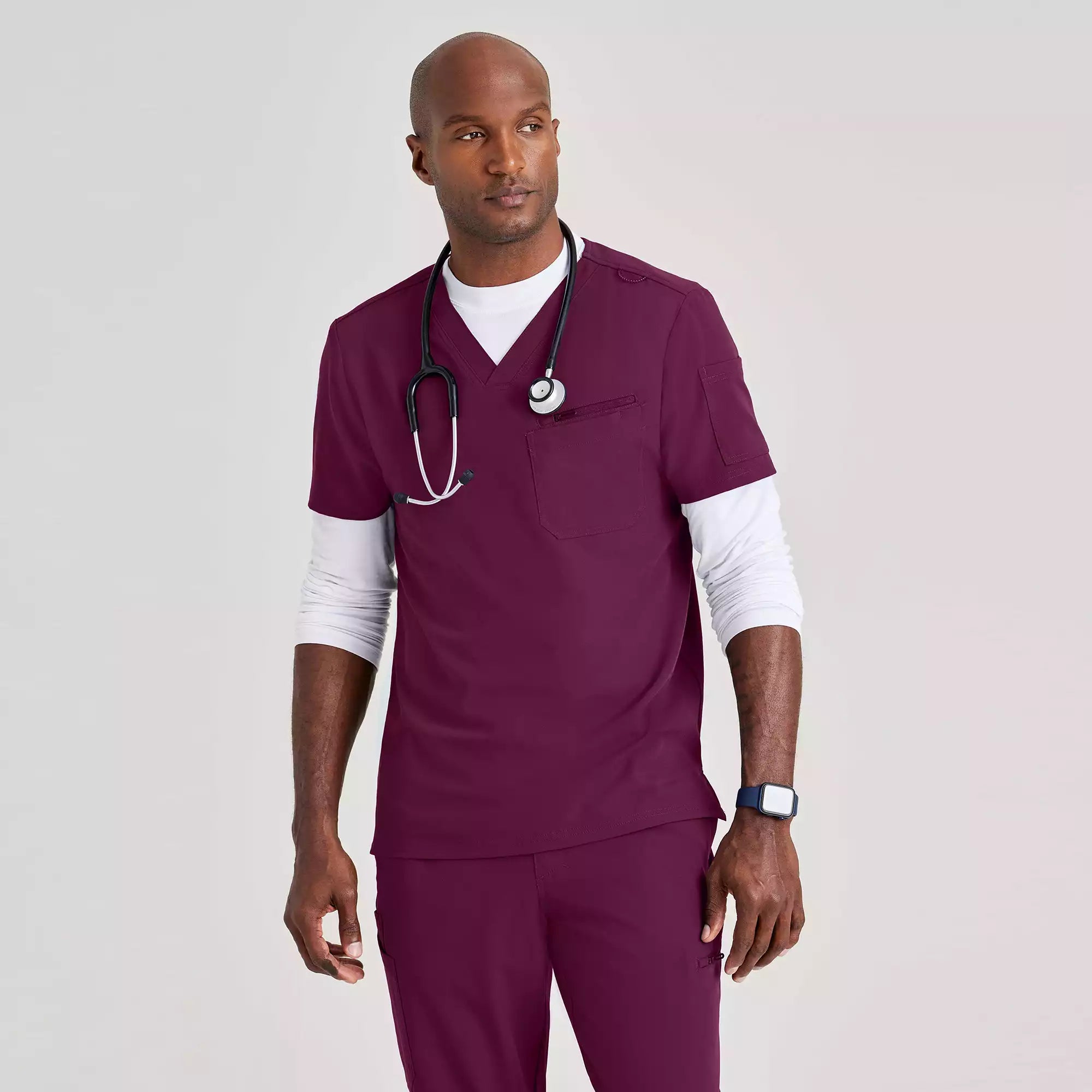 Barco Unify Men's 3 Pocket V-neck Top | BUT153