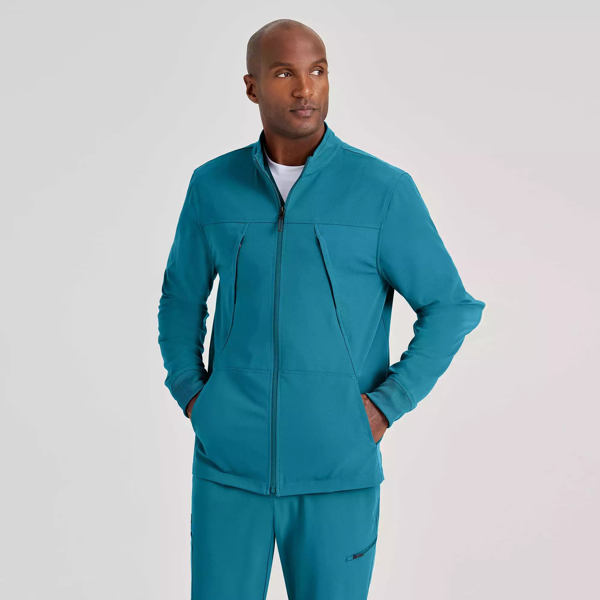Barco Unify Men's 4 Pocket Warm Up Jacket | BUW881