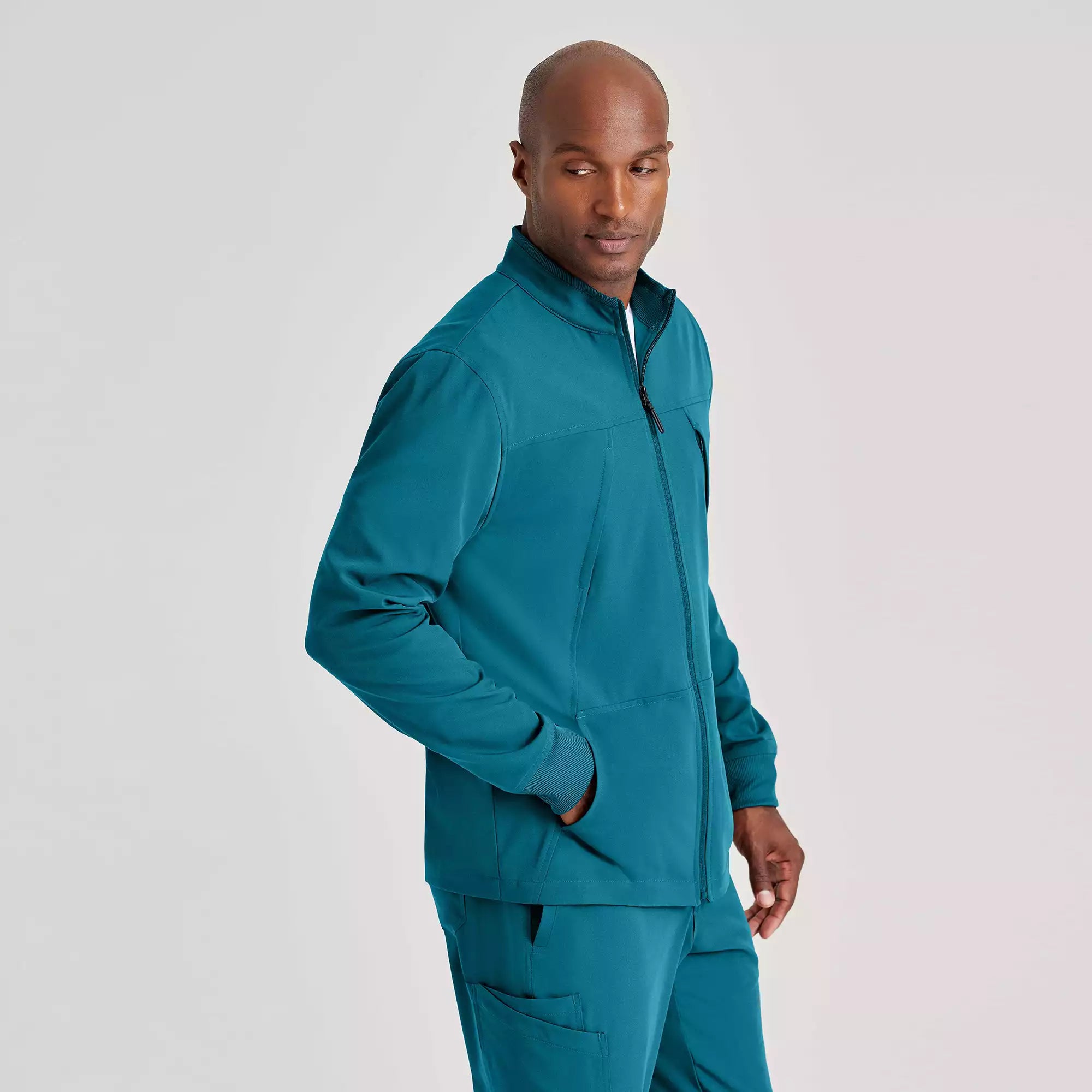 Barco Unify Men's 4 Pocket Warm Up Jacket | BUW881