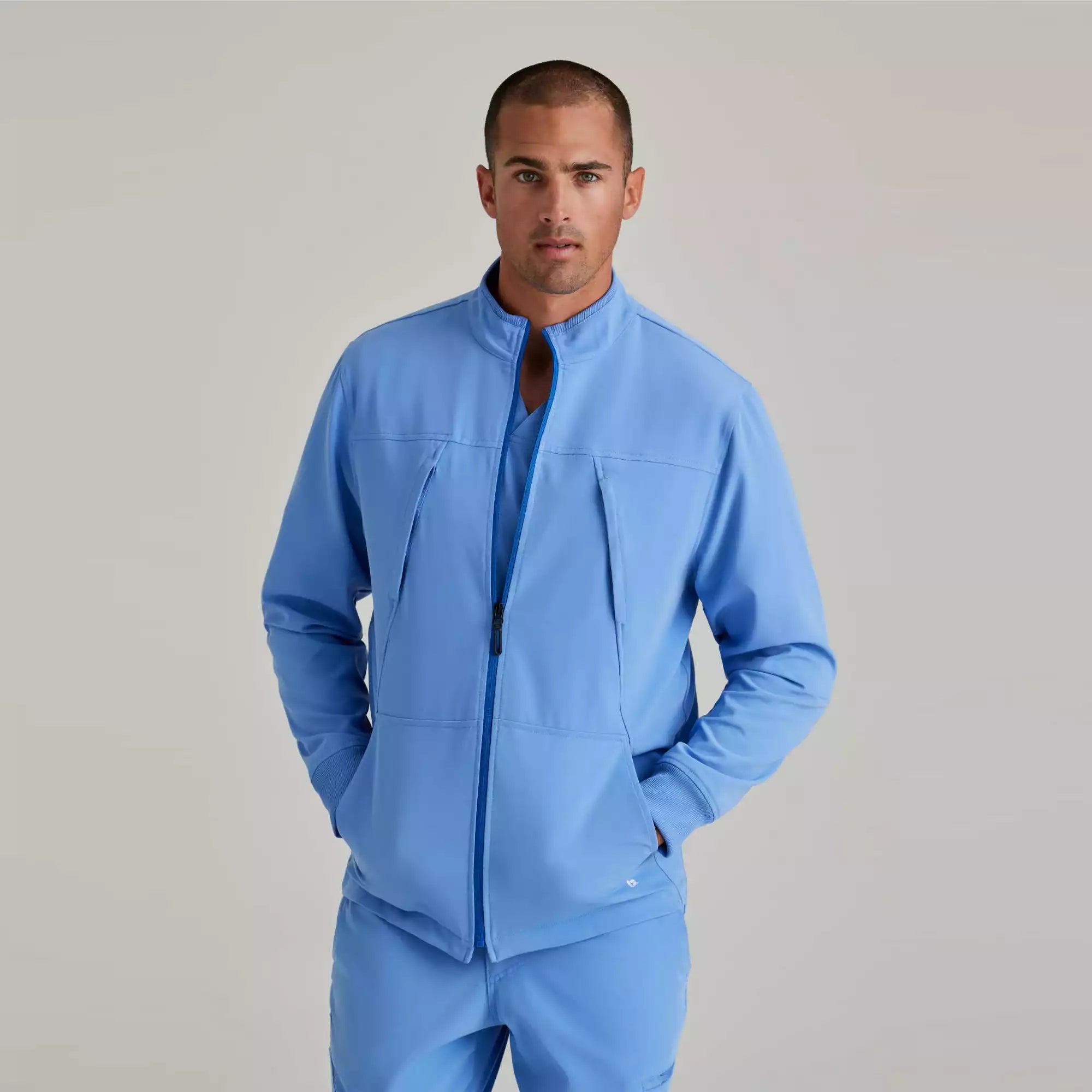Barco Unify Men's 4 Pocket Warm Up Jacket | BUW881