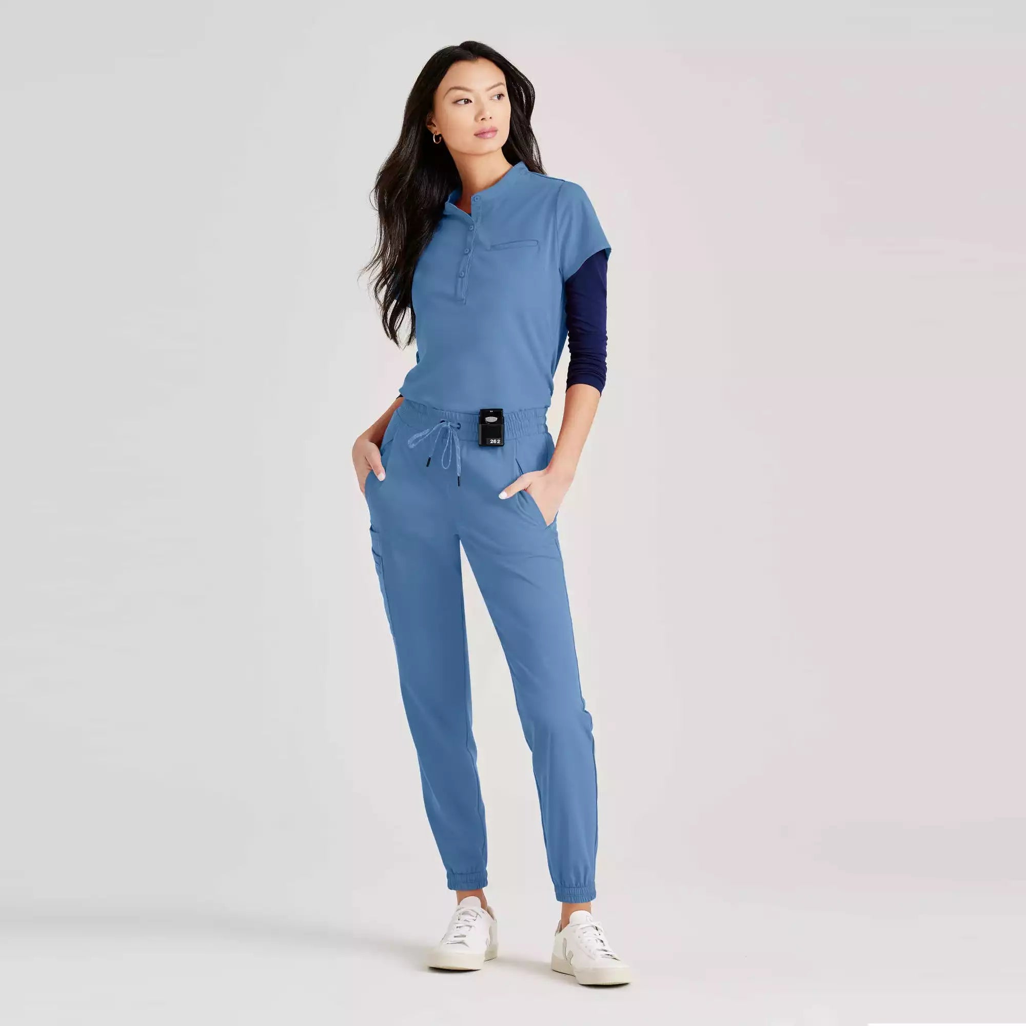 Barco Unify Women's 1 Pocket Collar Tuck In Top | BUT163