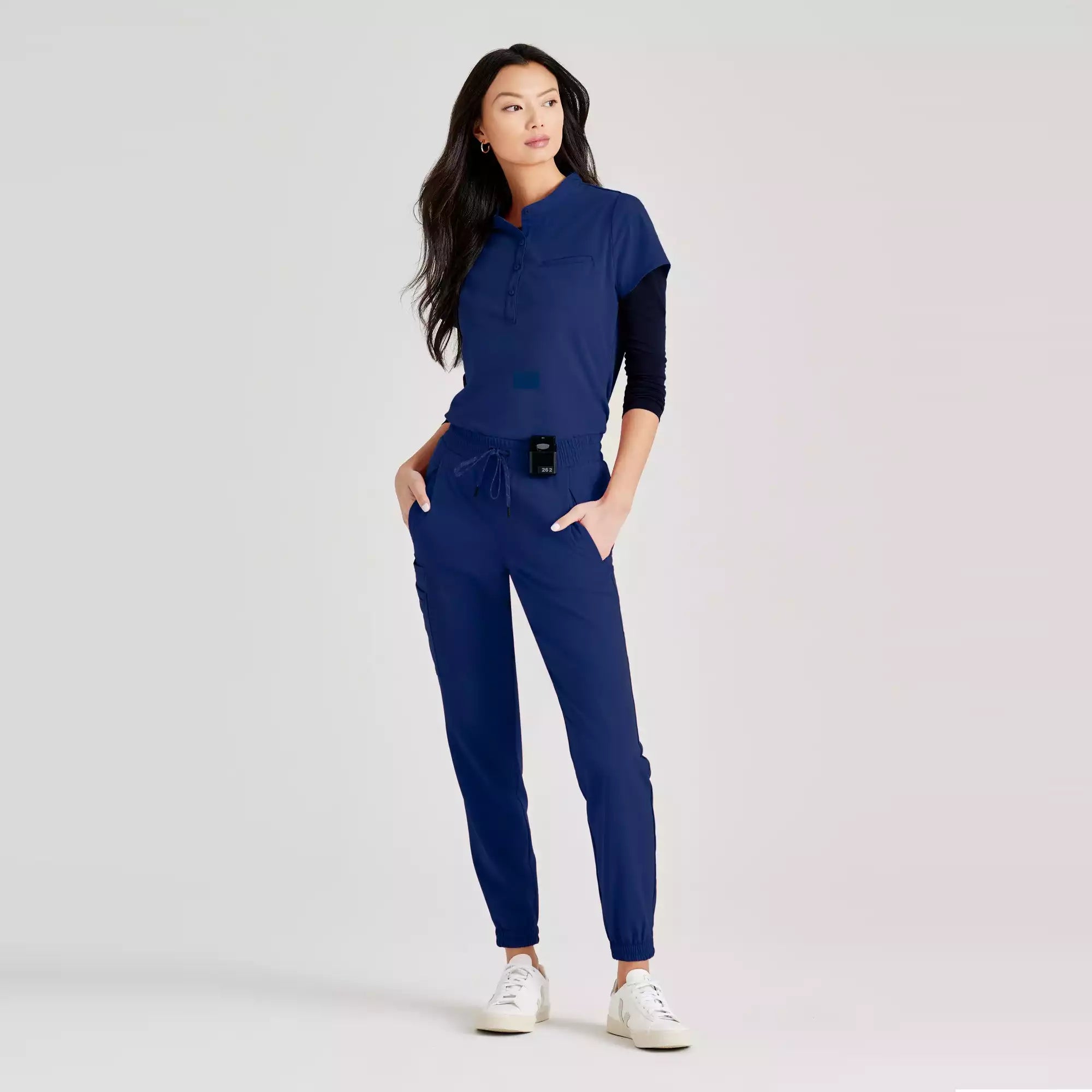 Barco Unify Women's 1 Pocket Collar Tuck In Top | BUT163