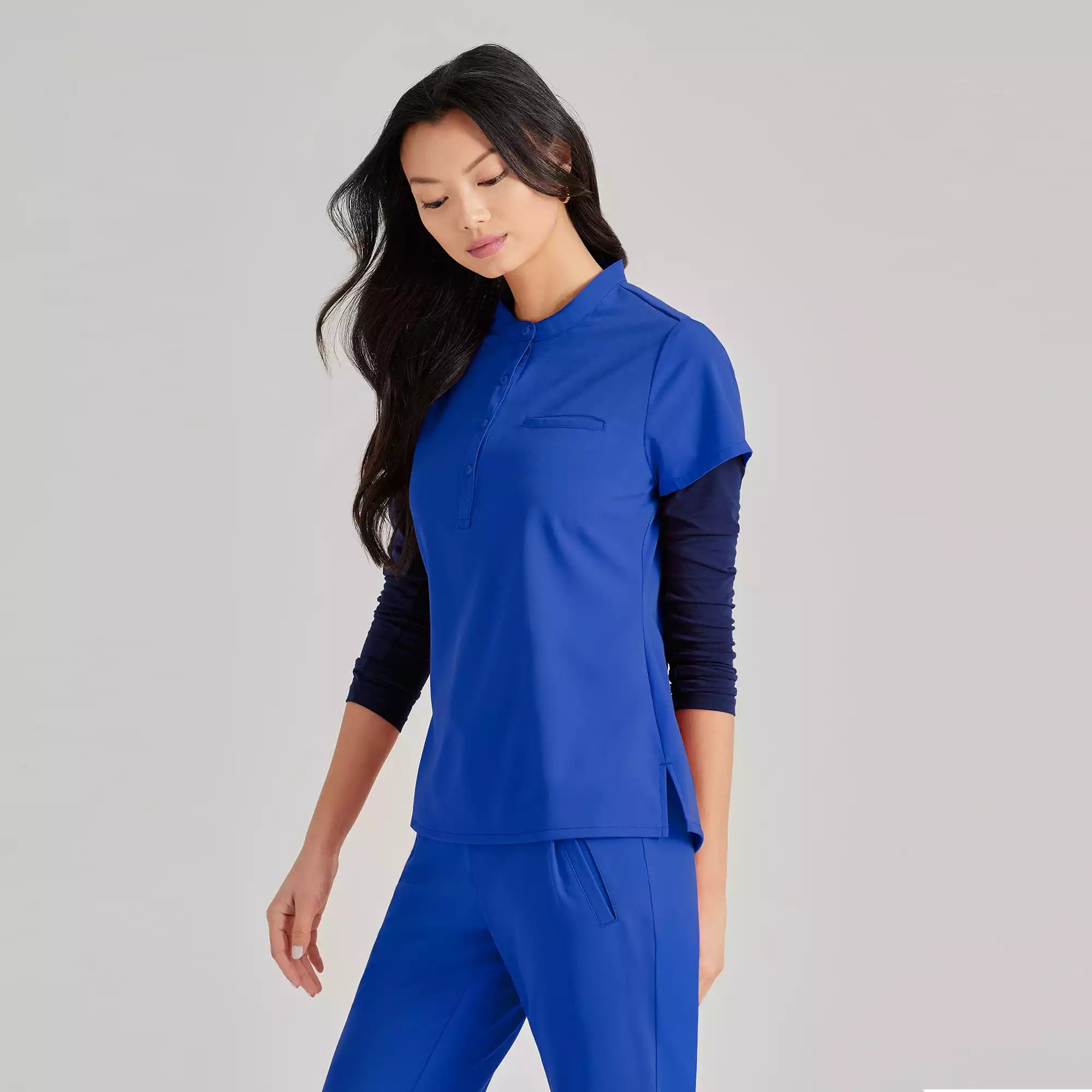 Barco Unify Women's 1 Pocket Collar Tuck In Top | BUT163