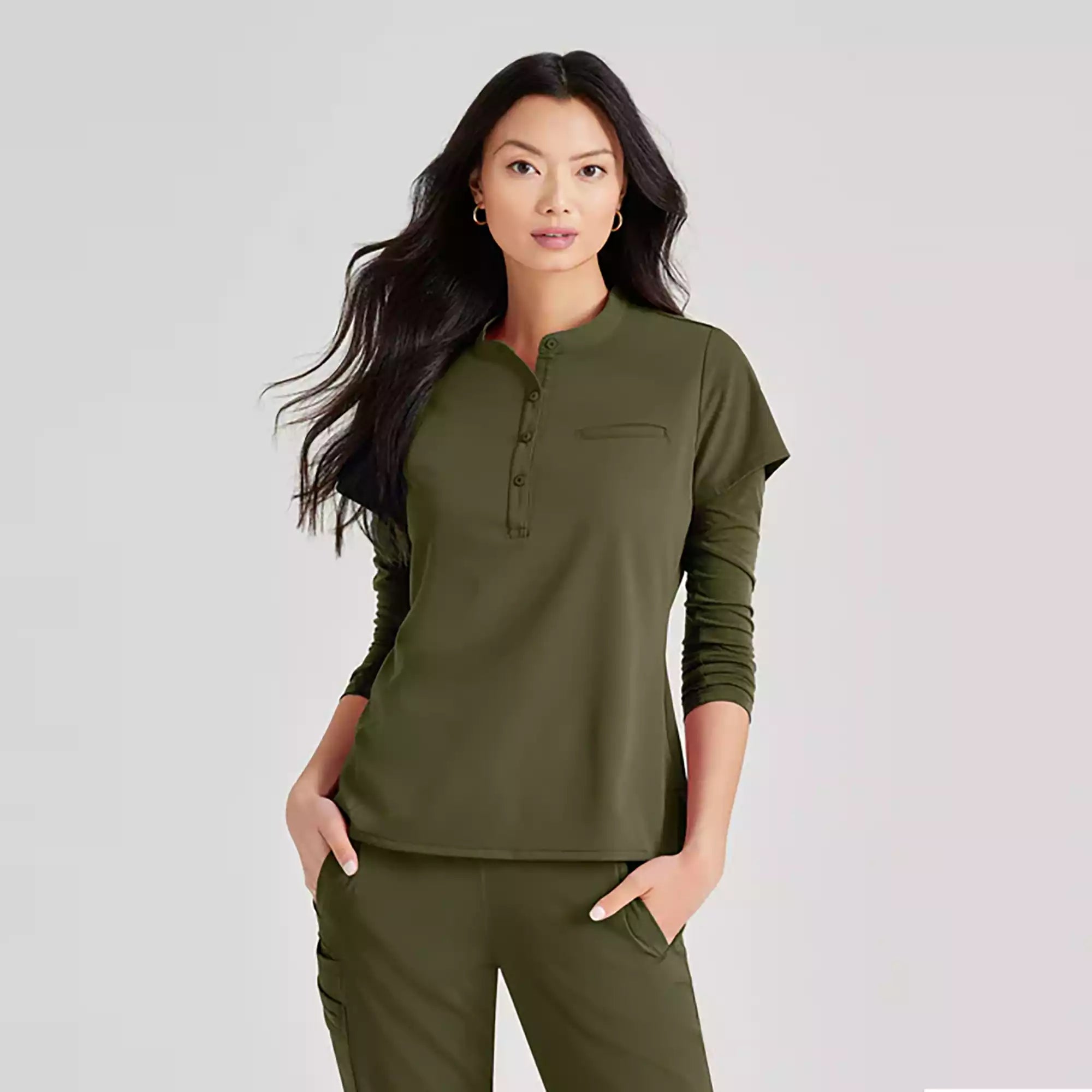 Barco Unify Women's 4 Pocket V-neck Top | BUT167