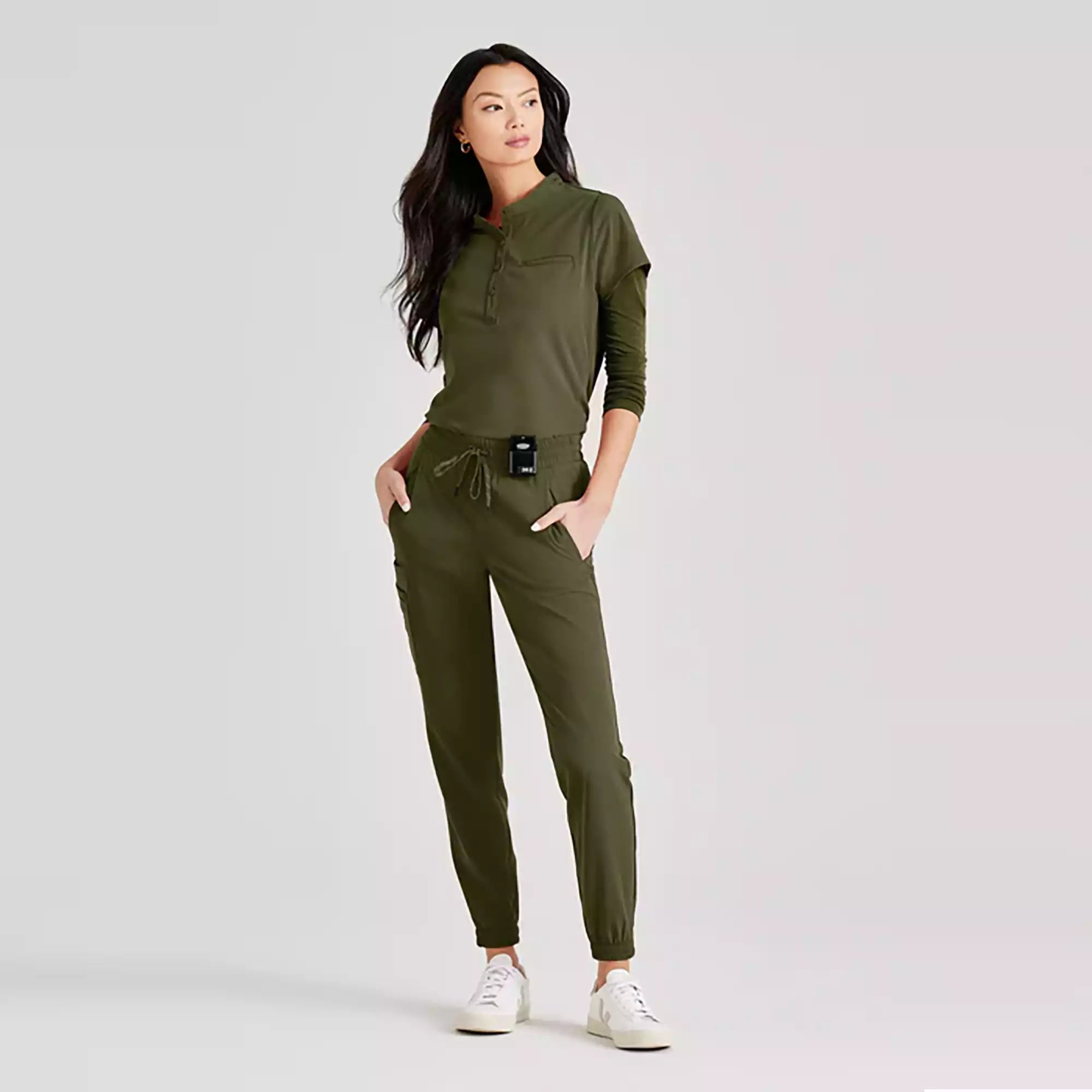 Barco Unify Women's 1 Pocket Collar Tuck In Top | BUT163
