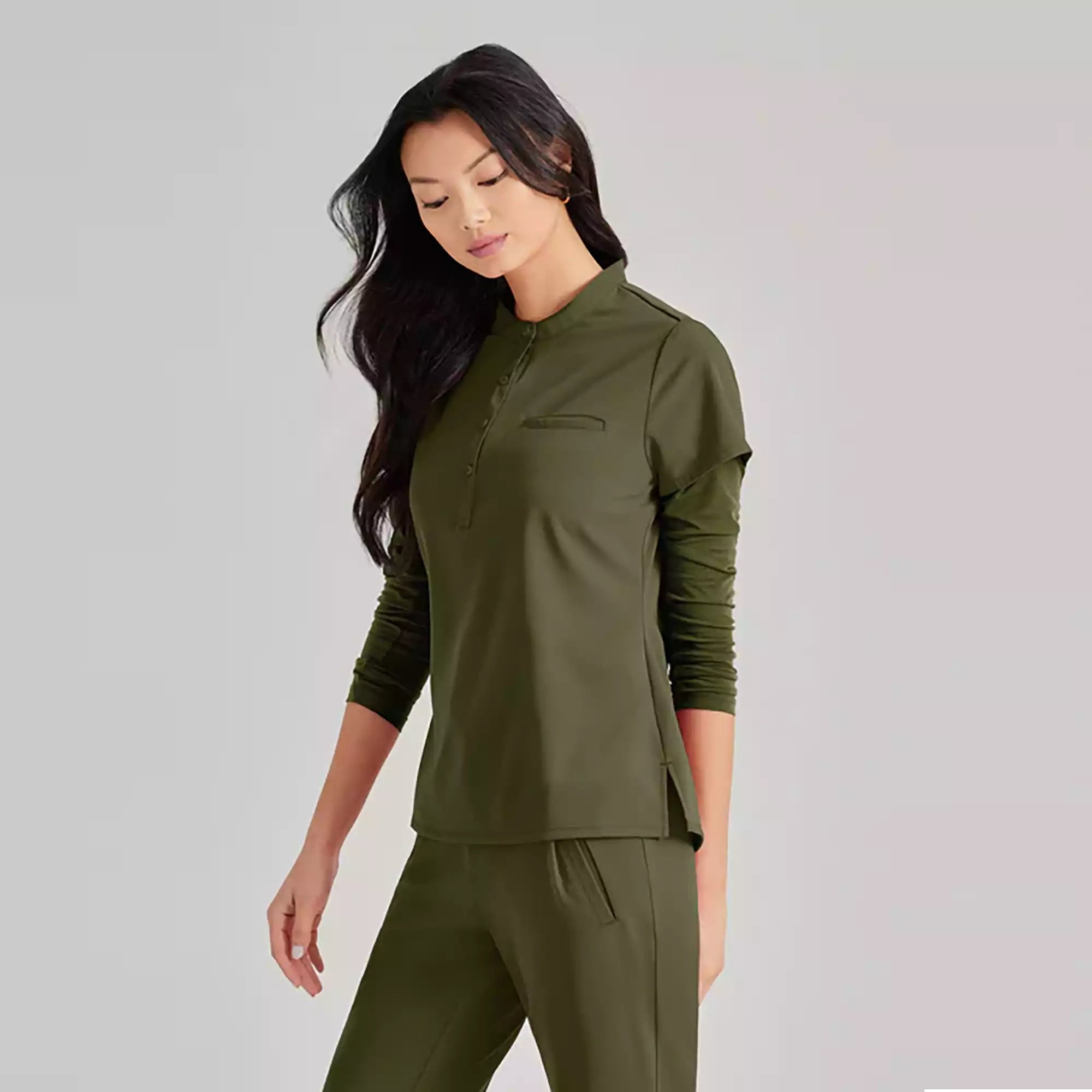 Barco Unify Women's 1 Pocket Collar Tuck In Top | BUT163