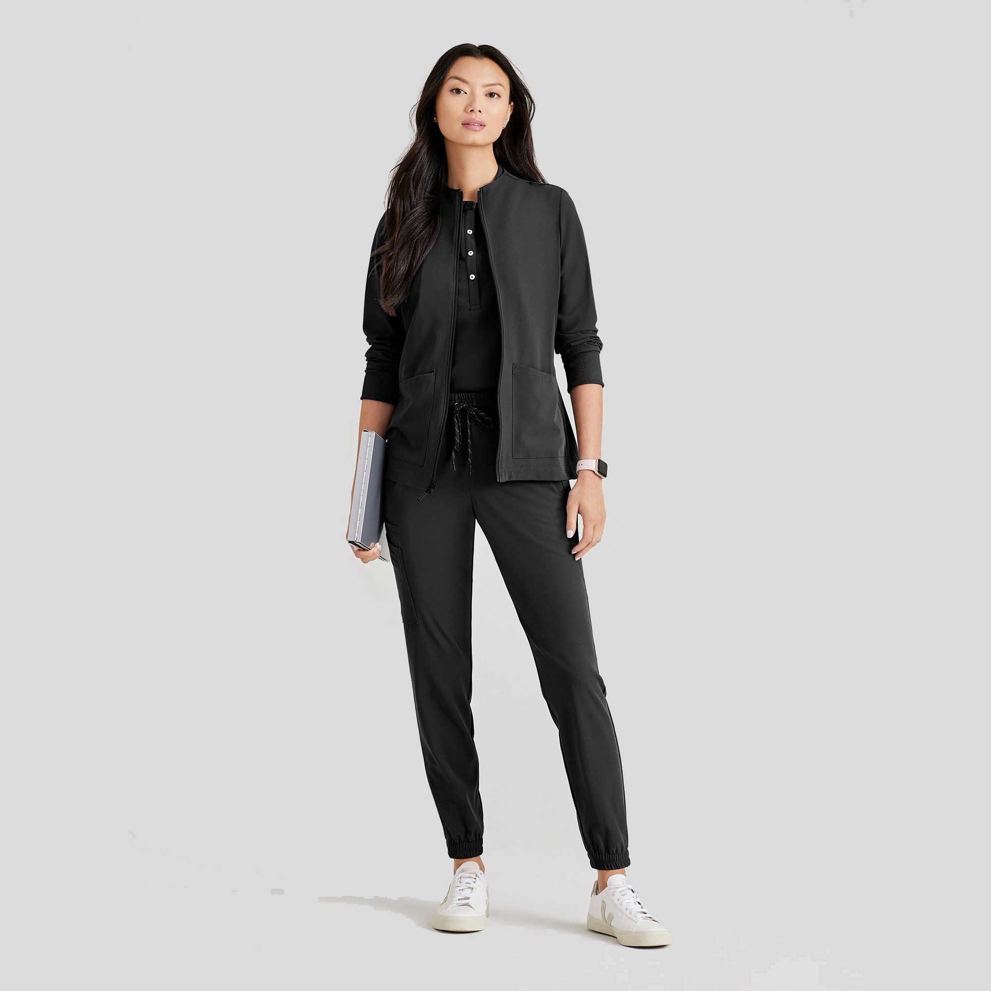 Barco Unify Women's 3 Pocket Zip Front Warm Up Jacket | BUW884