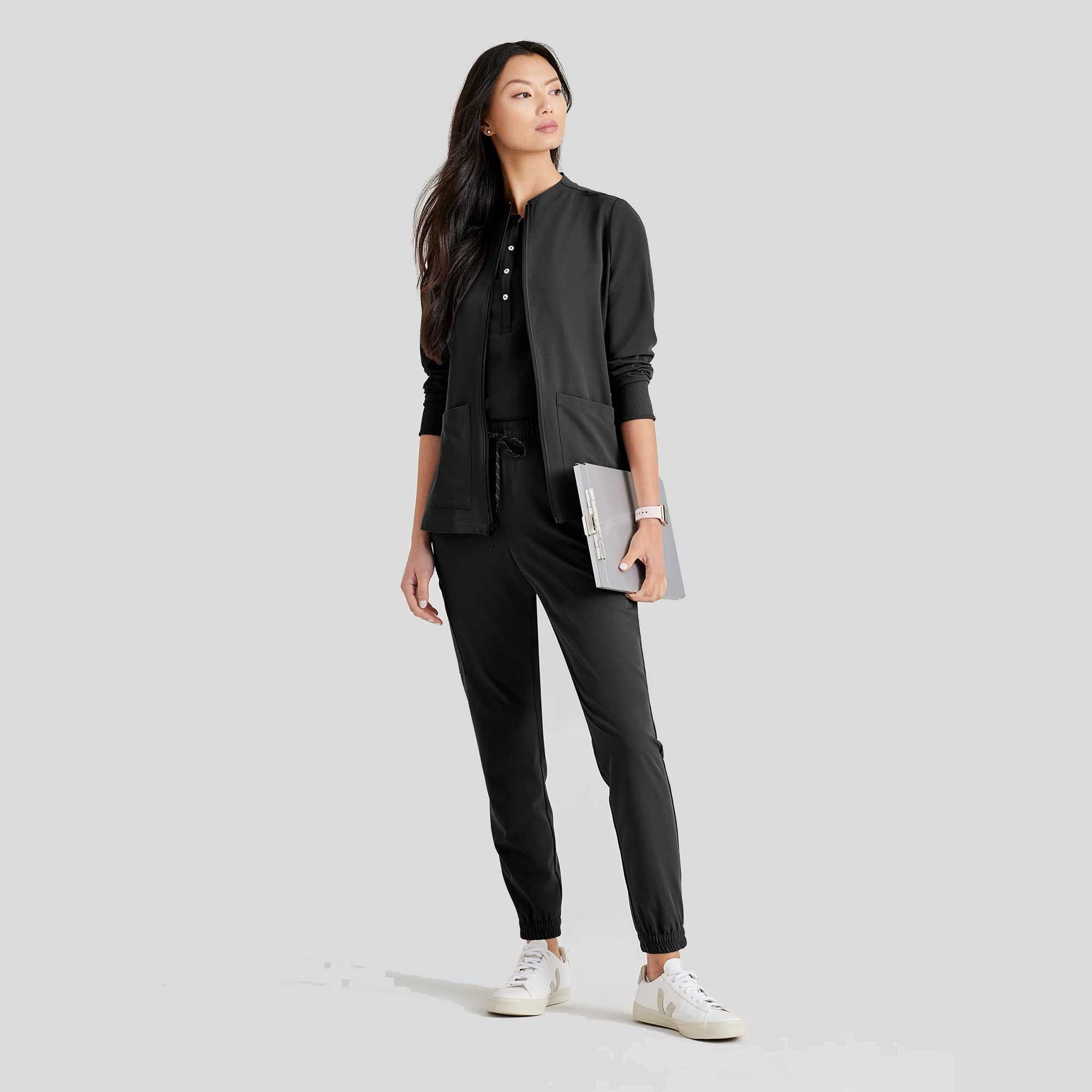 Barco Unify Women's 3 Pocket Zip Front Warm Up Jacket | BUW884