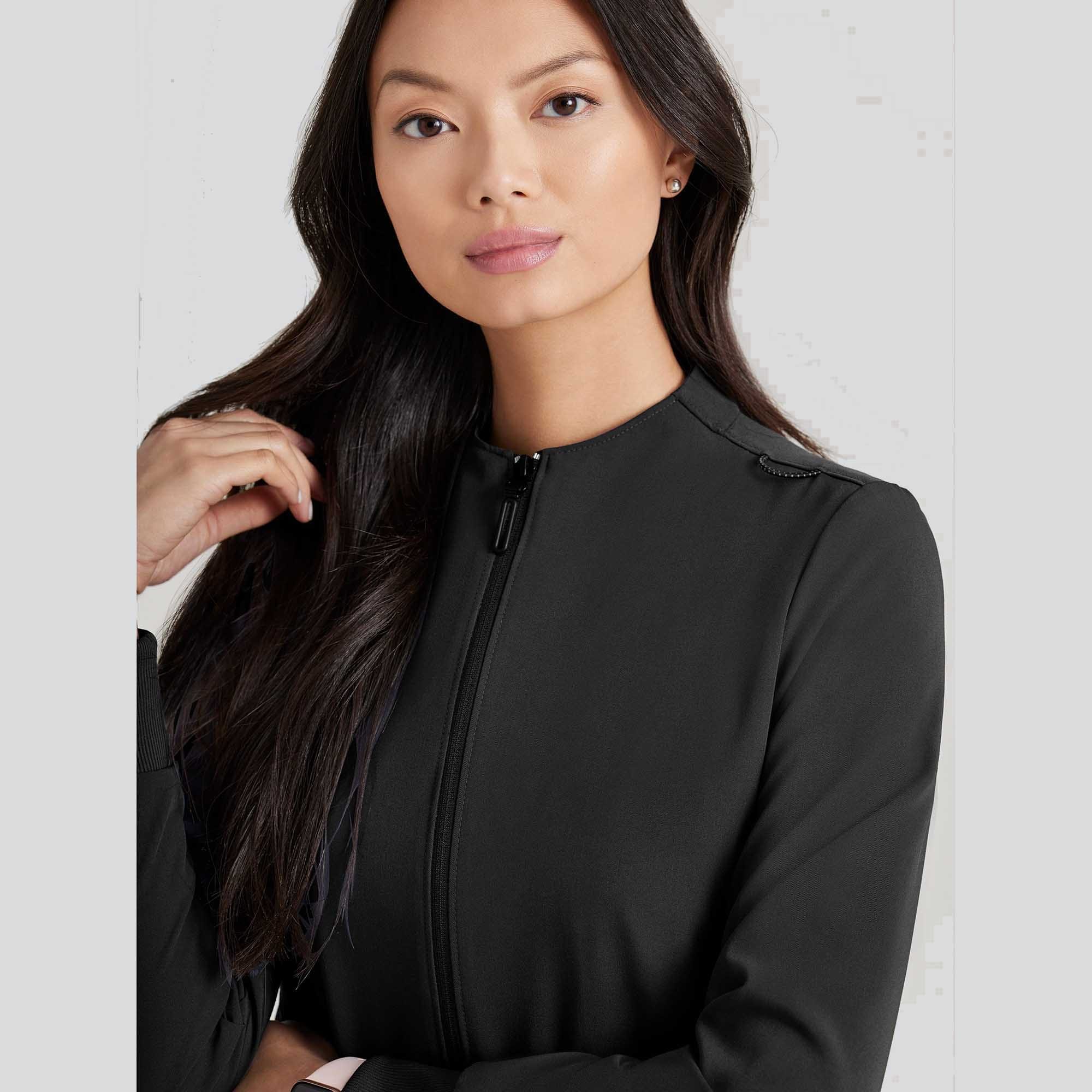 Barco Unify Women's 3 Pocket Zip Front Warm Up Jacket | BUW884