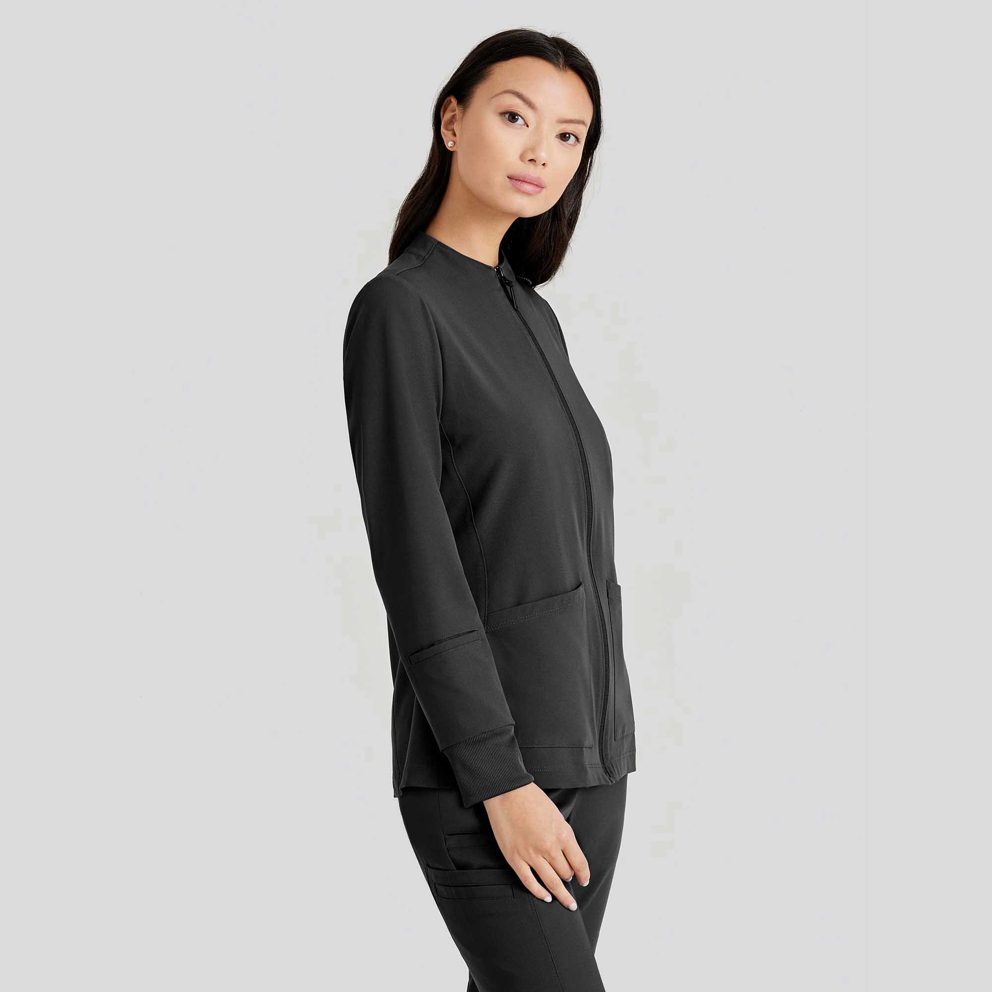 Barco Unify Women's 3 Pocket Zip Front Warm Up Jacket | BUW884