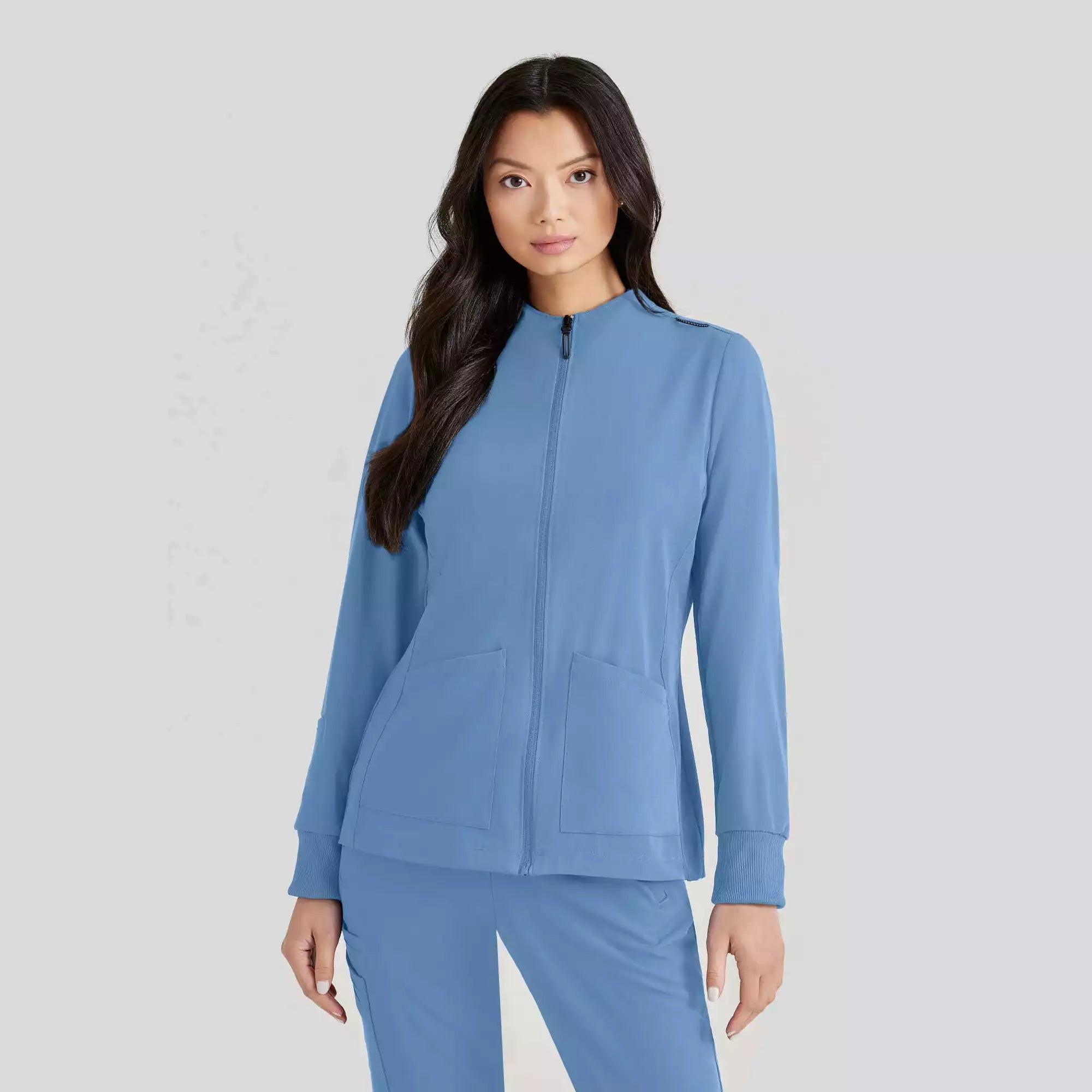Barco Unify Women's 3 Pocket Zip Front Warm Up Jacket | BUW884