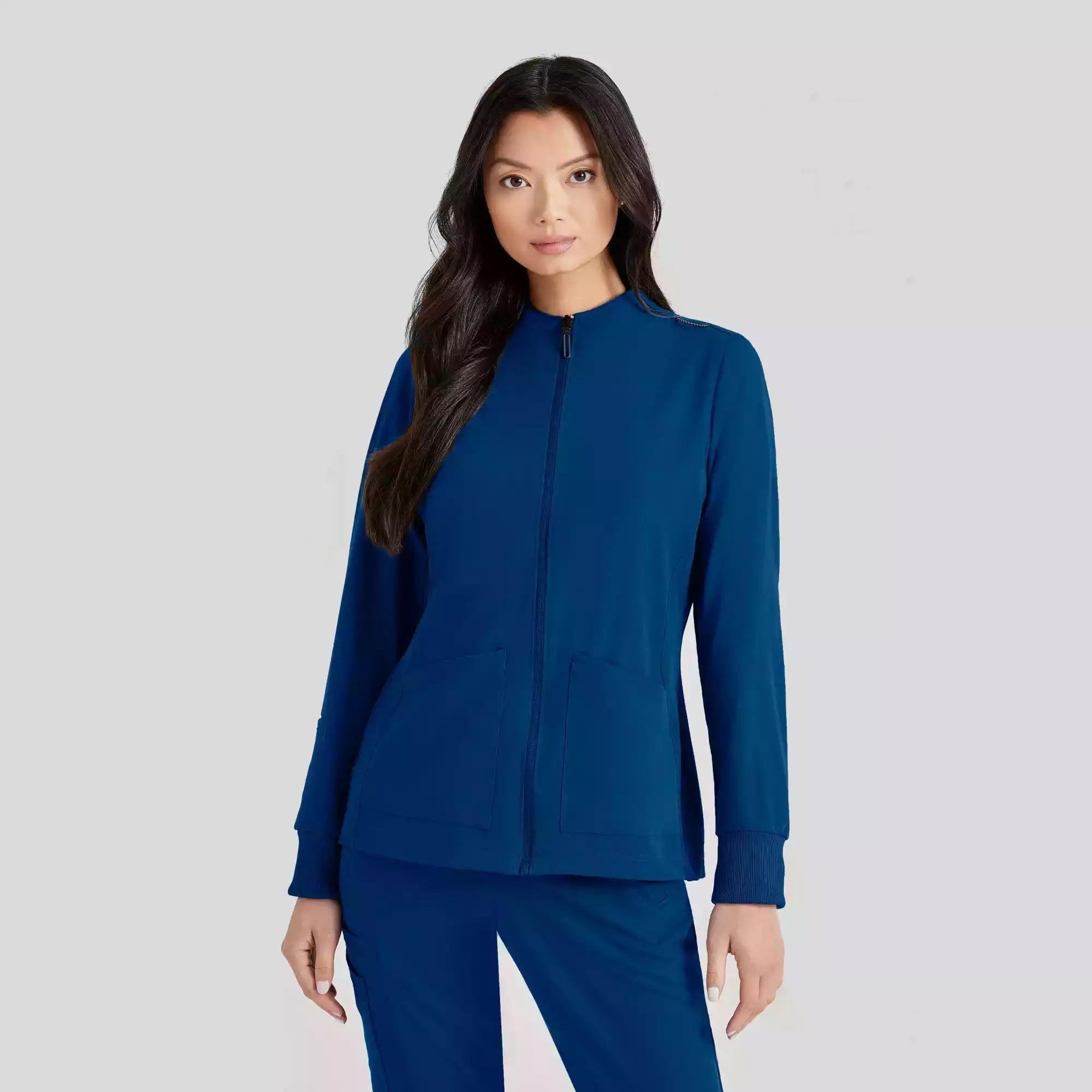 Barco Unify Women's 3 Pocket Zip Front Warm Up Jacket | BUW884