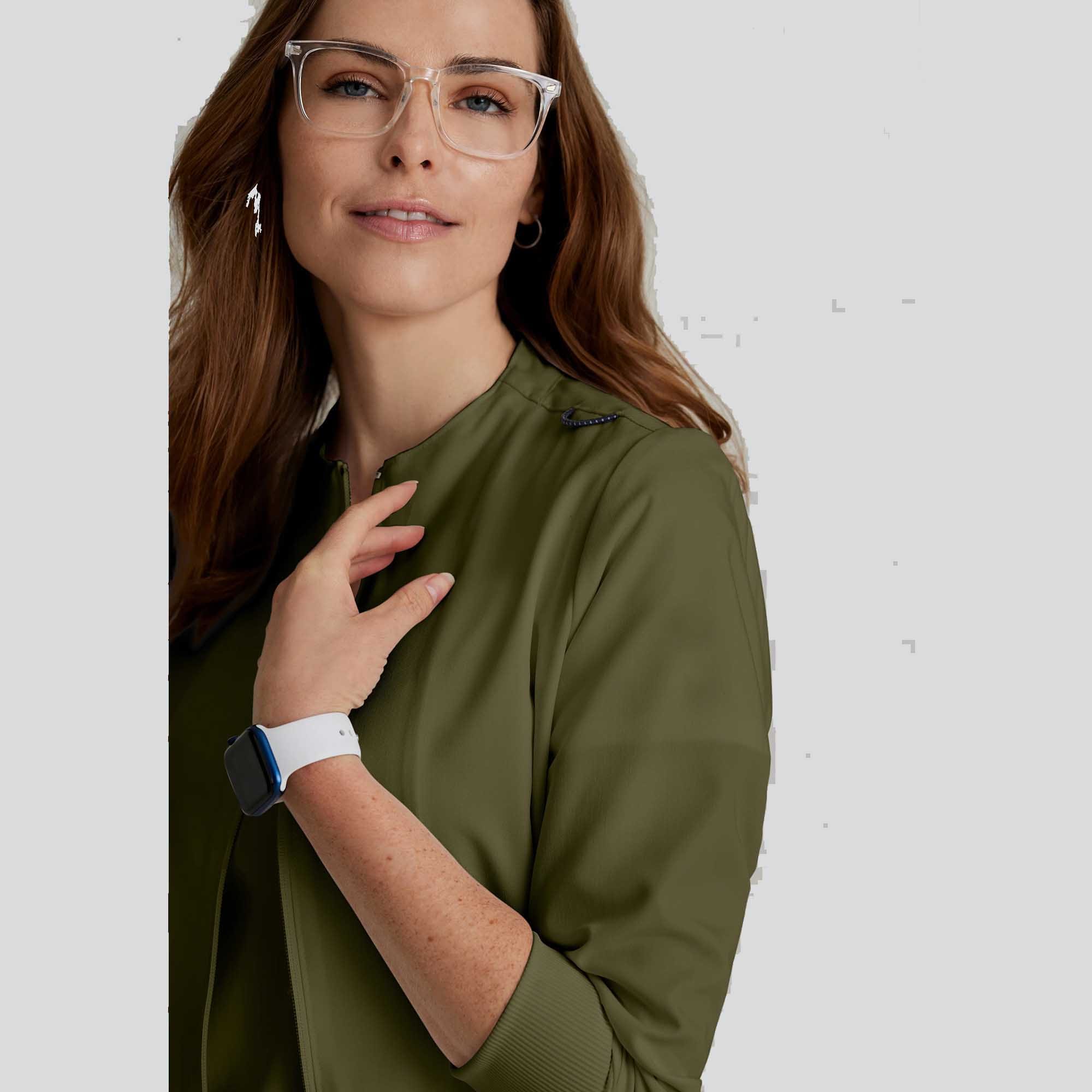 Barco Unify Women's 3 Pocket Zip Front Warm Up Jacket | BUW884