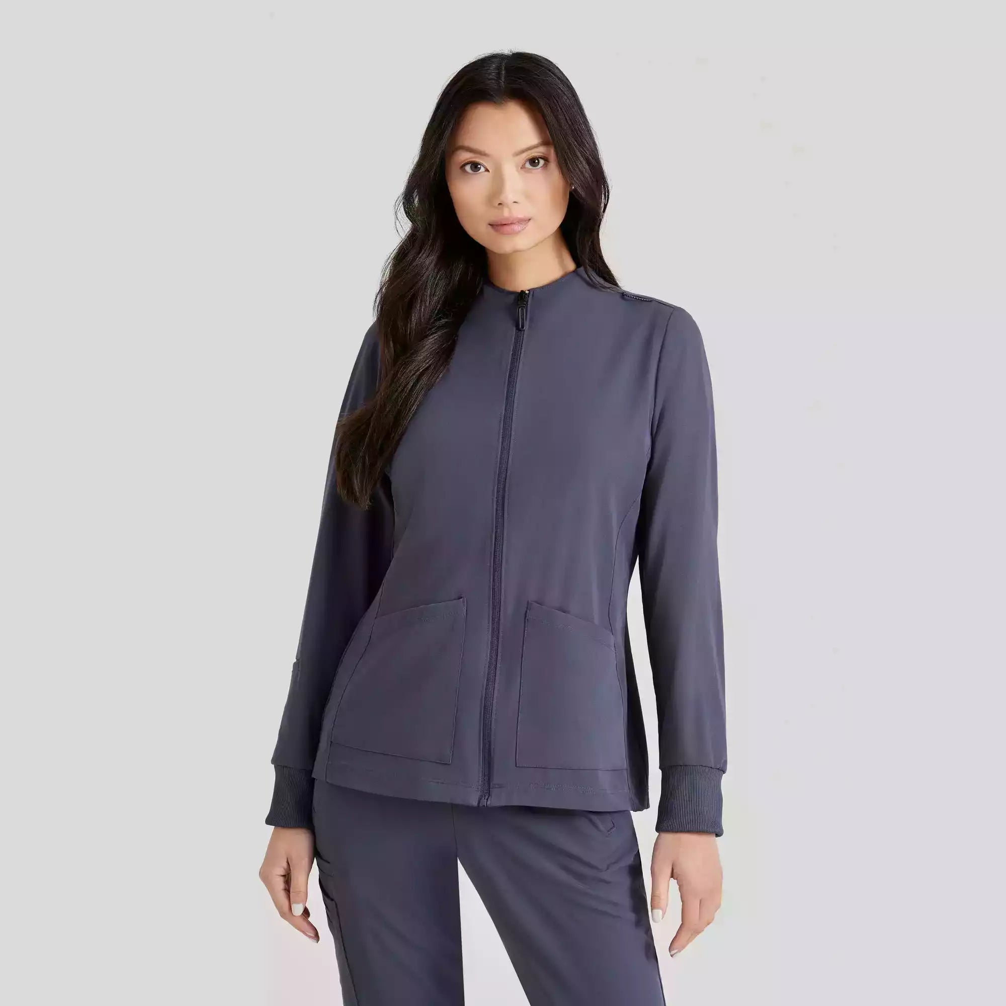 Barco Unify Women's 3 Pocket Zip Front Warm Up Jacket | BUW884