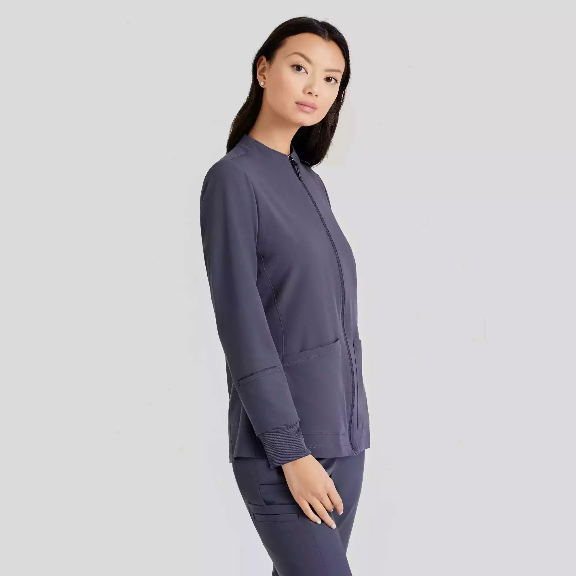 Barco Unify Women's 3 Pocket Zip Front Warm Up Jacket | BUW884
