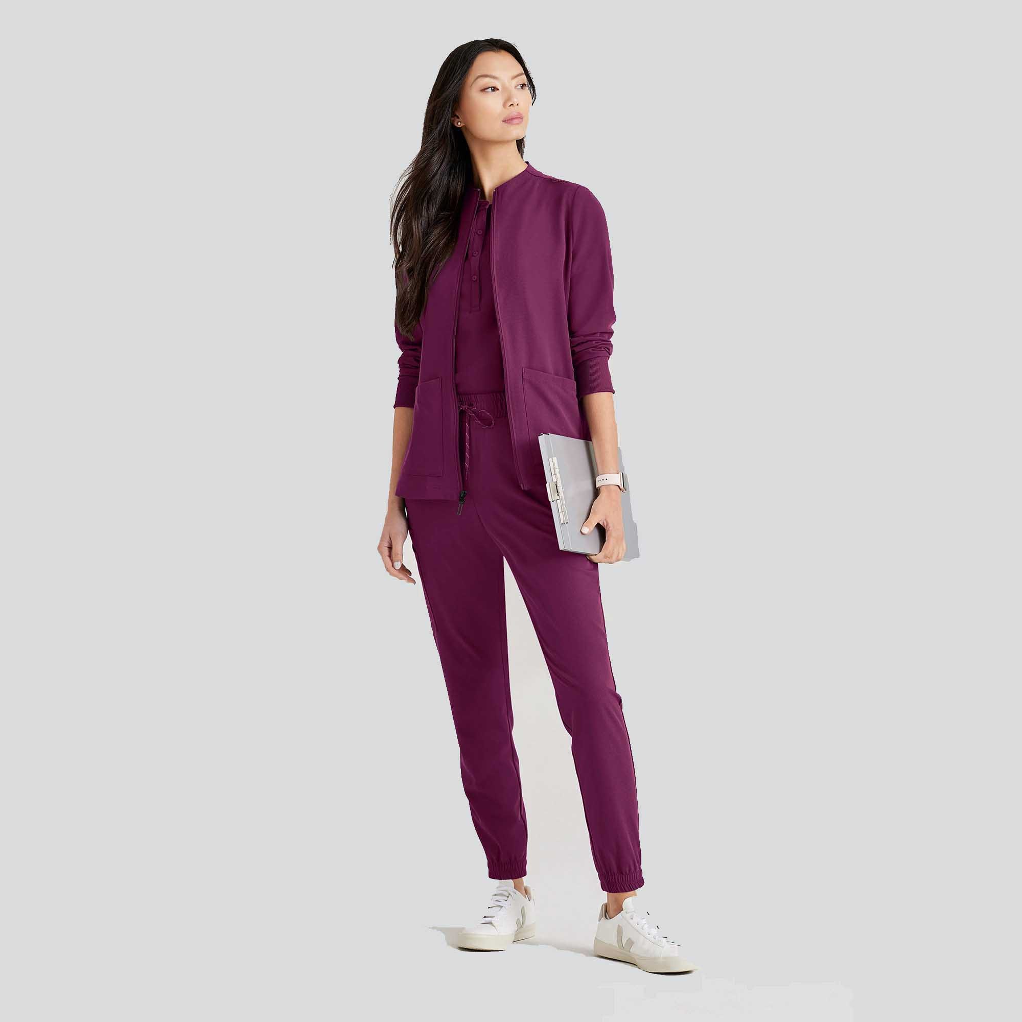 Barco Unify Women's 3 Pocket Zip Front Warm Up Jacket | BUW884