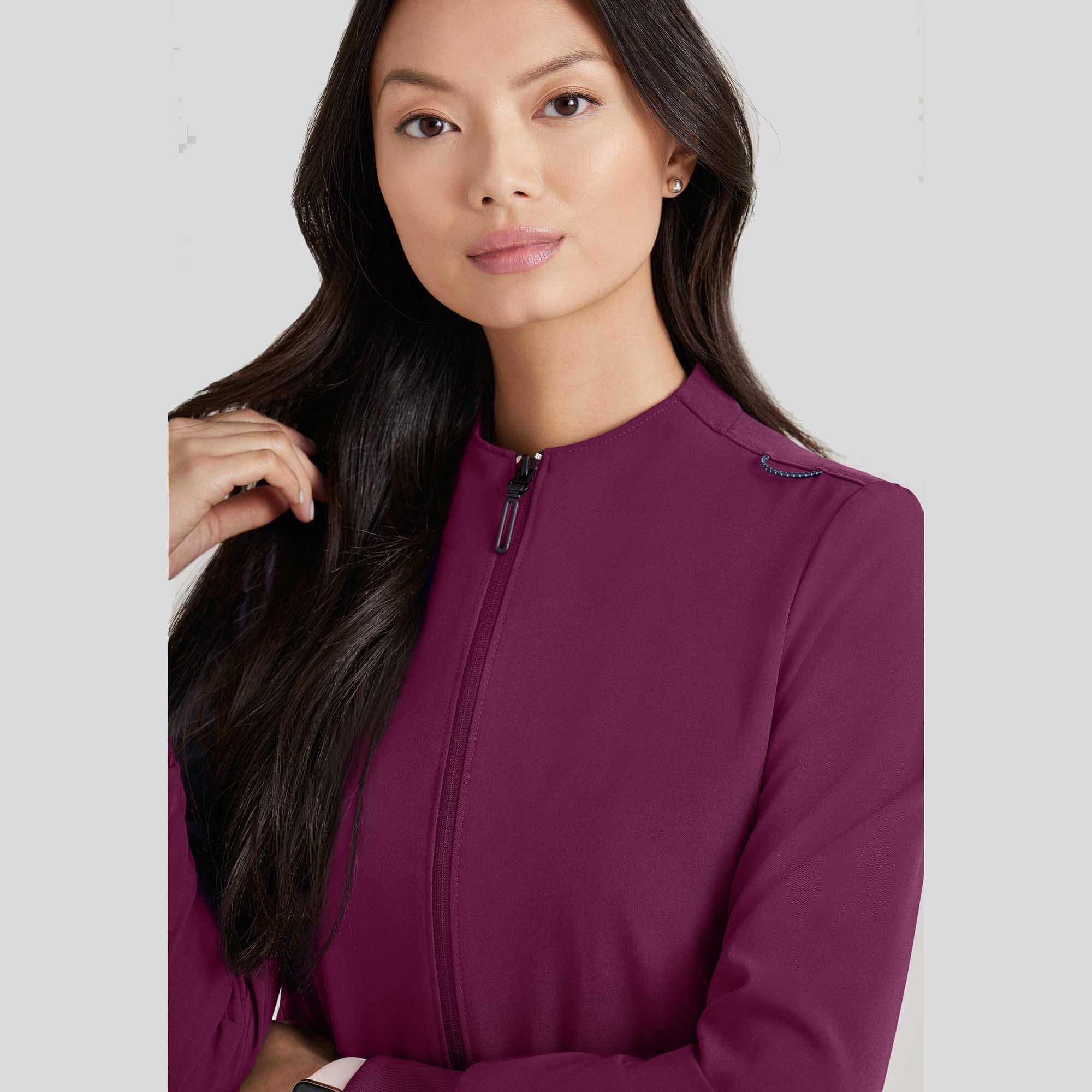 Barco Unify Women's 3 Pocket Zip Front Warm Up Jacket | BUW884