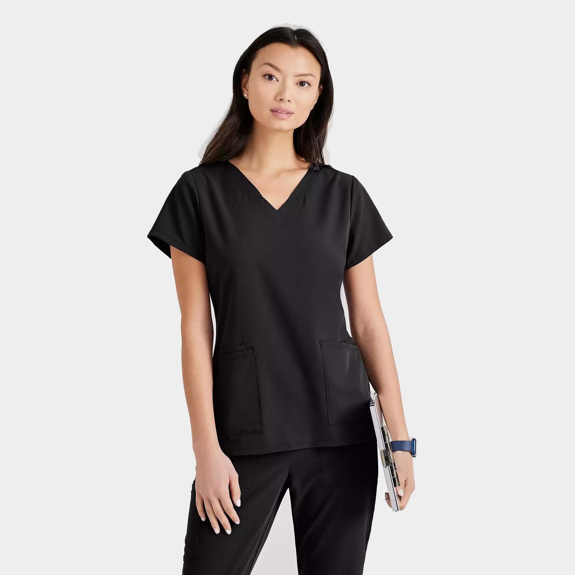 Barco Unify Women's 4 Pocket V-neck Top | BUT167