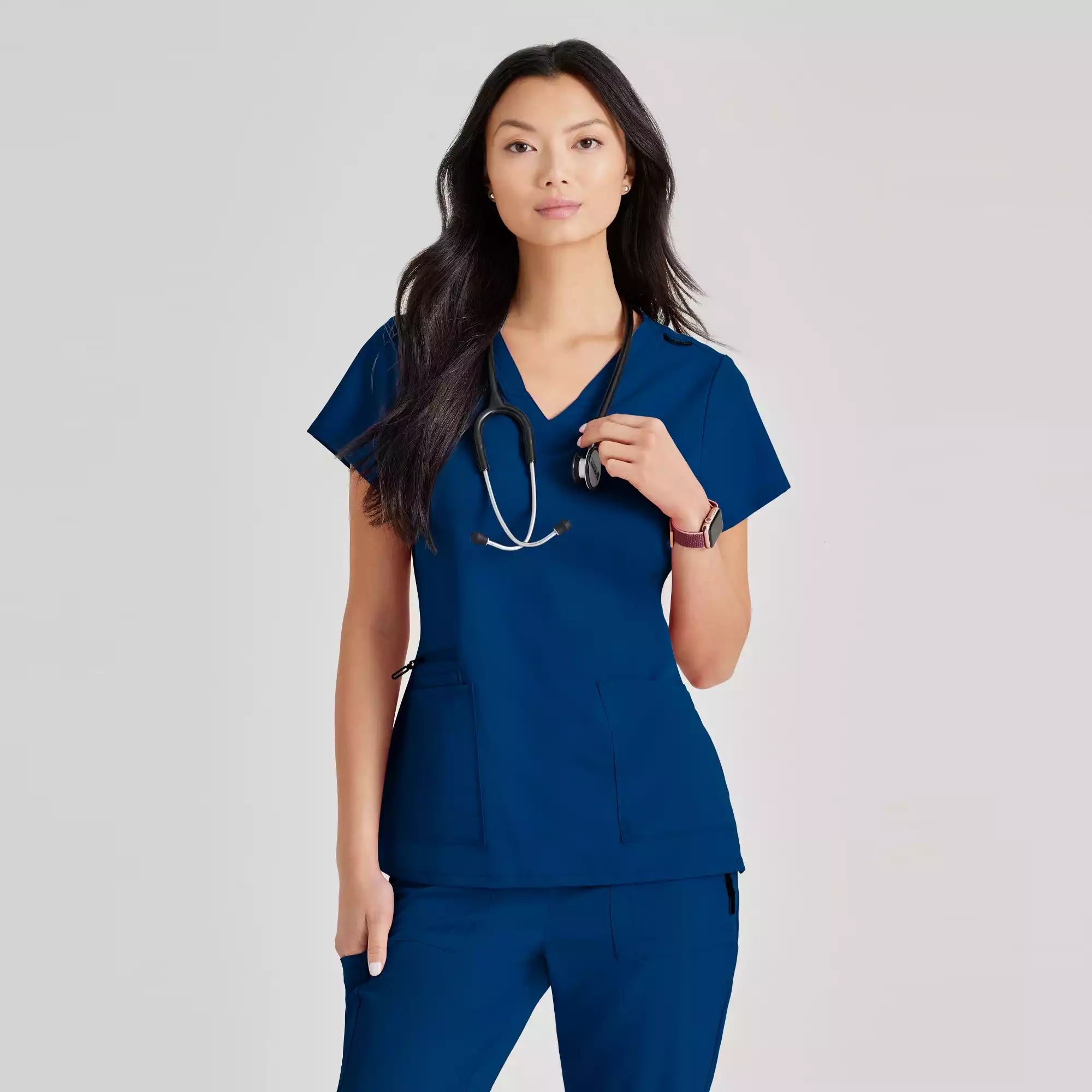 Barco Unify Women's 4 Pocket V-neck Top | BUT167