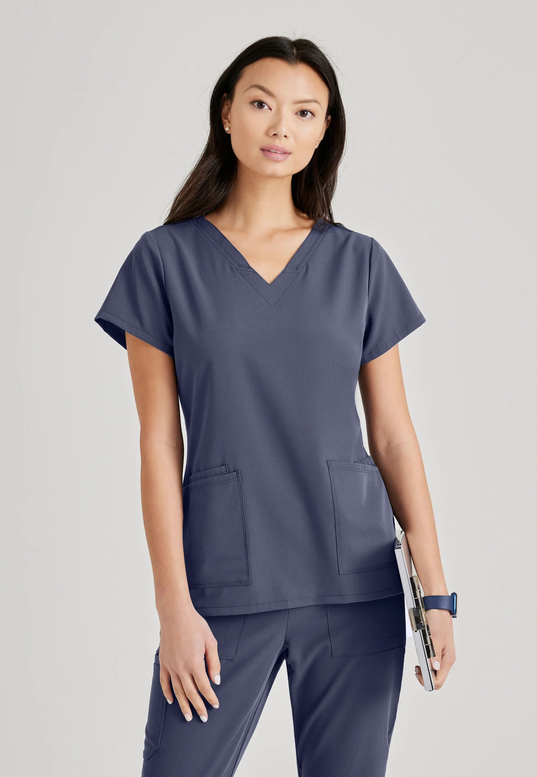 Barco Unify Women's 4 Pocket V-neck Top | BUT167