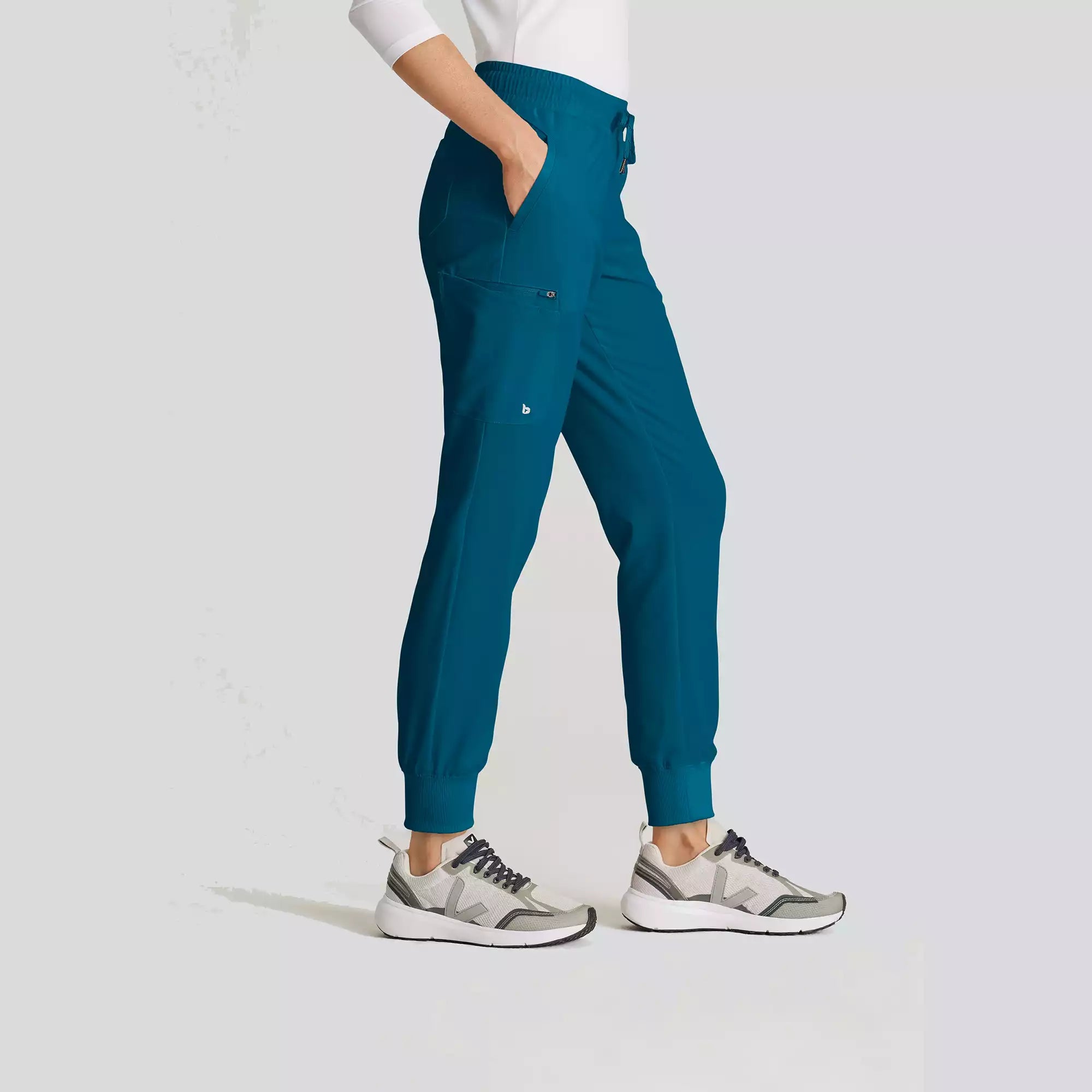 Barco Unify Women's 5 Pocket Elastic Waistband Rib Cuff Jogger | BUP647
