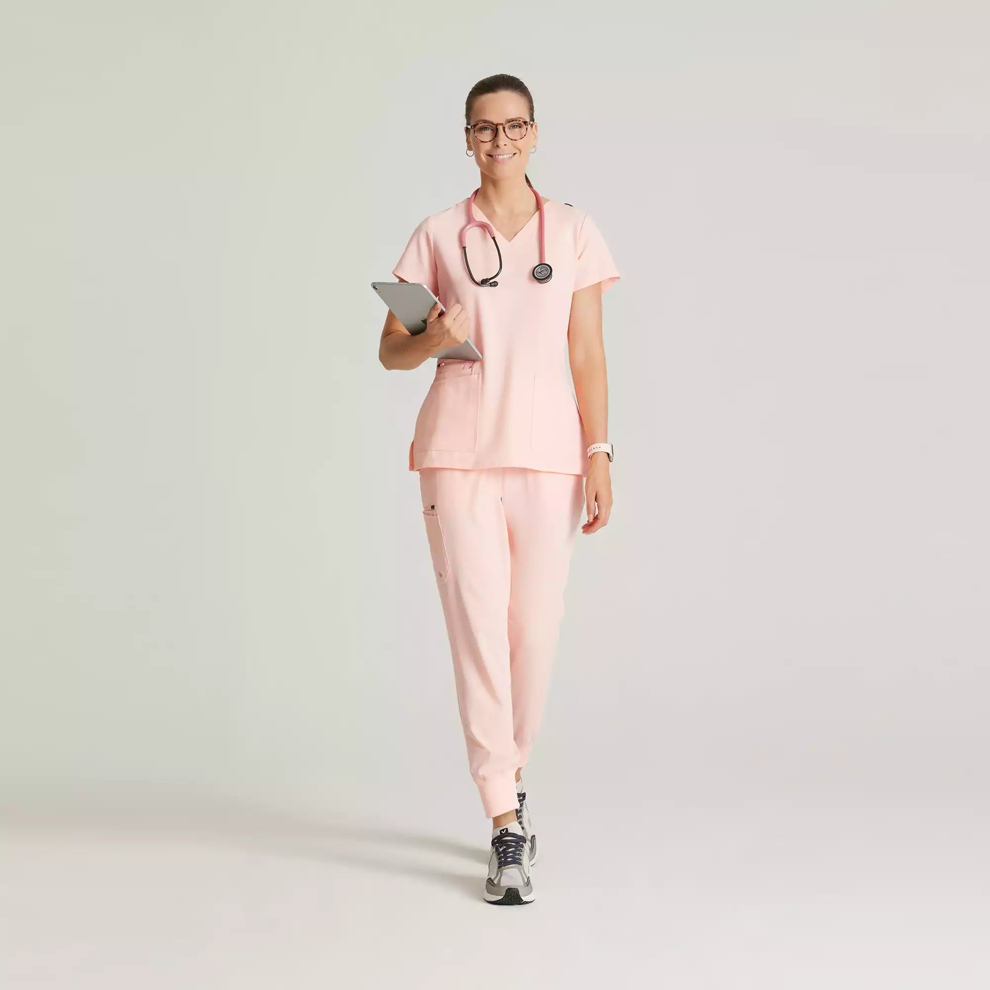 Barco Unify Women's 5 Pocket Elastic Waistband Rib Cuff Jogger | BUP647